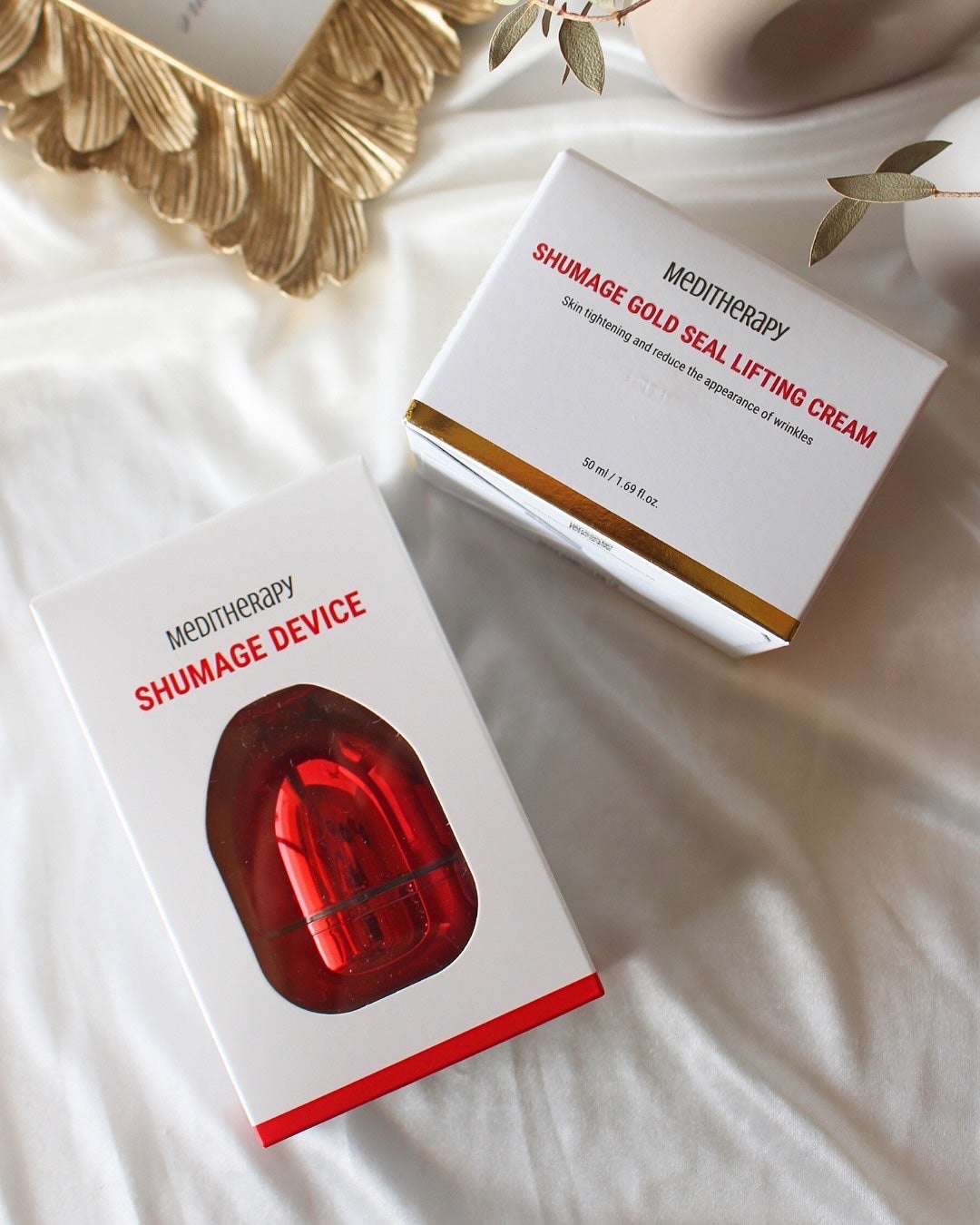 シューマジゴールド糸リフティングクリーム+EMS美顔器/MEDITHERAPY/フェイスクリームを使ったクチコミ(5枚目)