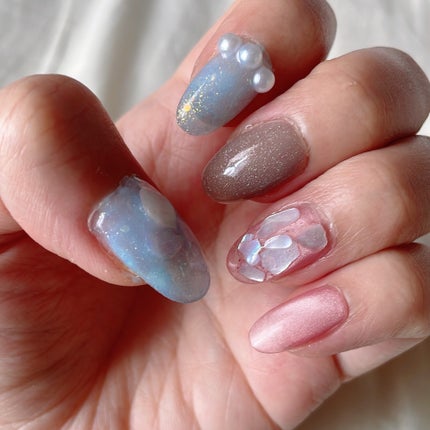 ジェルネイル(ライト対応)/セリア/ジェルネイルを使ったクチコミ(2枚目)