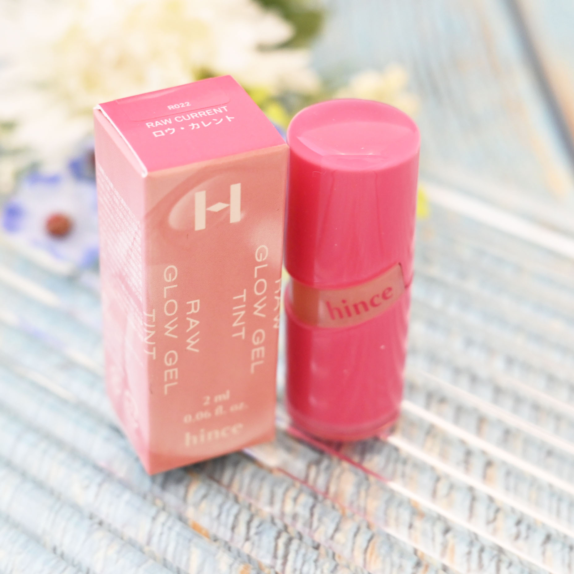ロウグロウジェルティント R022 ロウ・カレント（ミニ）/hince/リップティントを使ったクチコミ（1枚目）