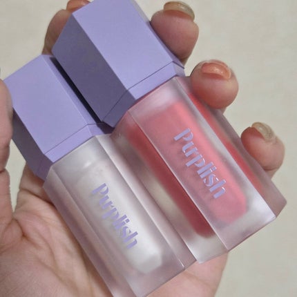 シフォンブルーミングリキッド/purplish/口紅を使ったクチコミ(5枚目)