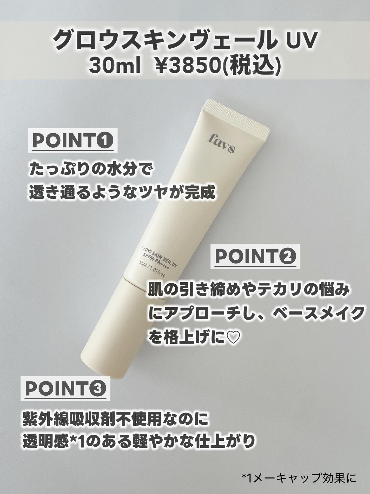 グロウスキンヴェール UV/favs/日焼け止めローションを使ったクチコミ(2枚目)