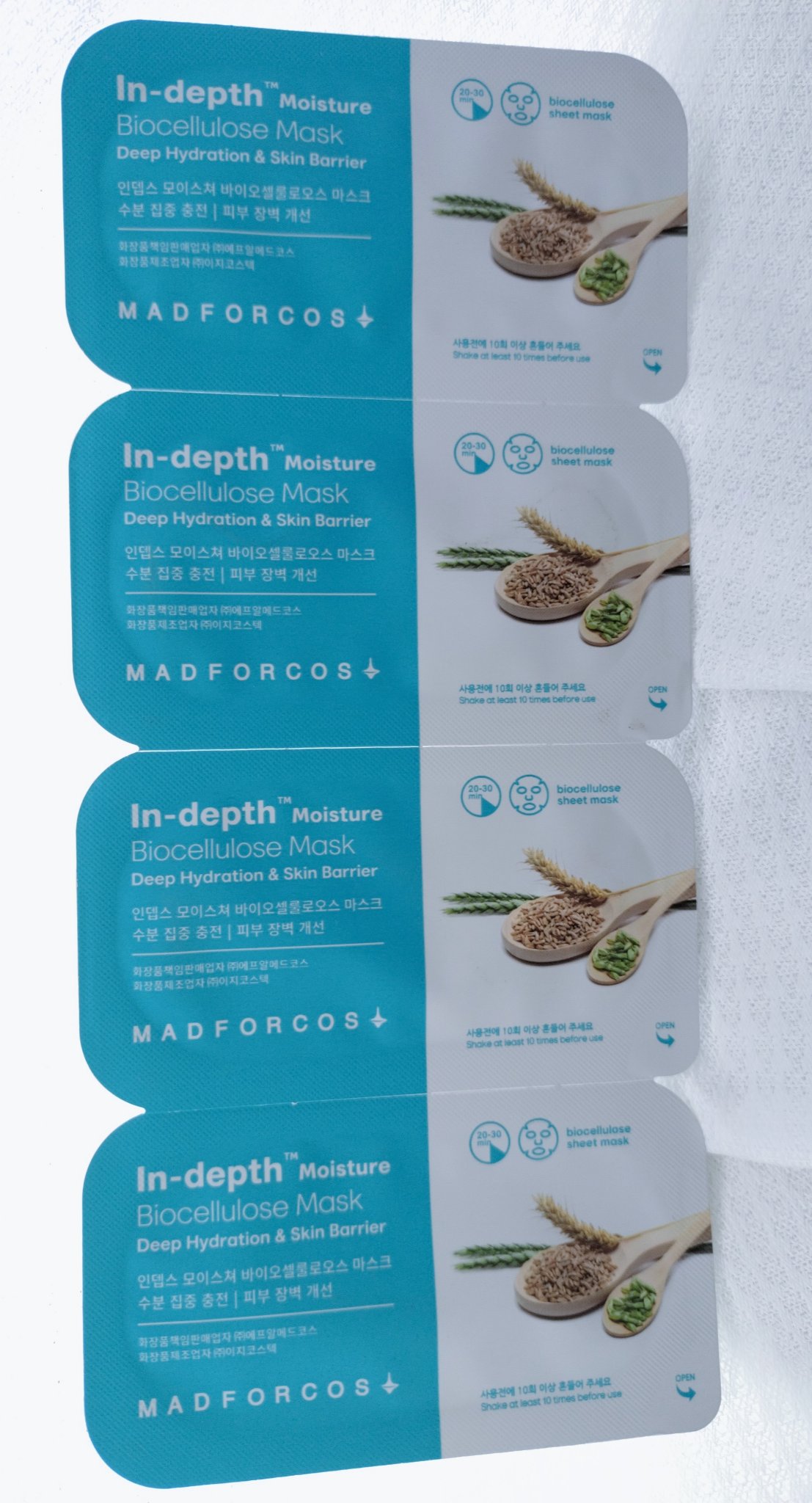 インデップス™モイスチャーバイオセルロースマスク/MADFORCOS/シートマスク・パックを使ったクチコミ（3枚目）