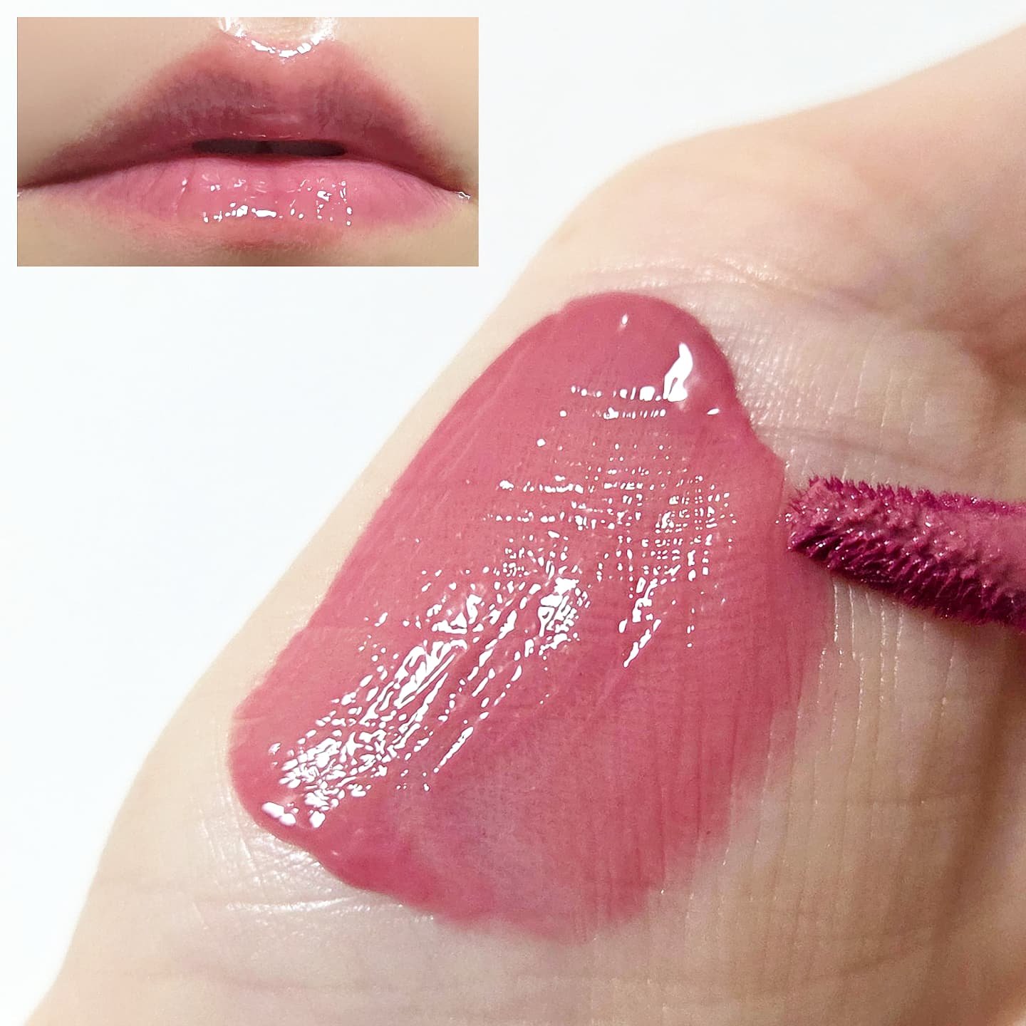 グロウロックゼリーティント 107 ペタル/Coralhaze/リップティントを使ったクチコミ（3枚目）