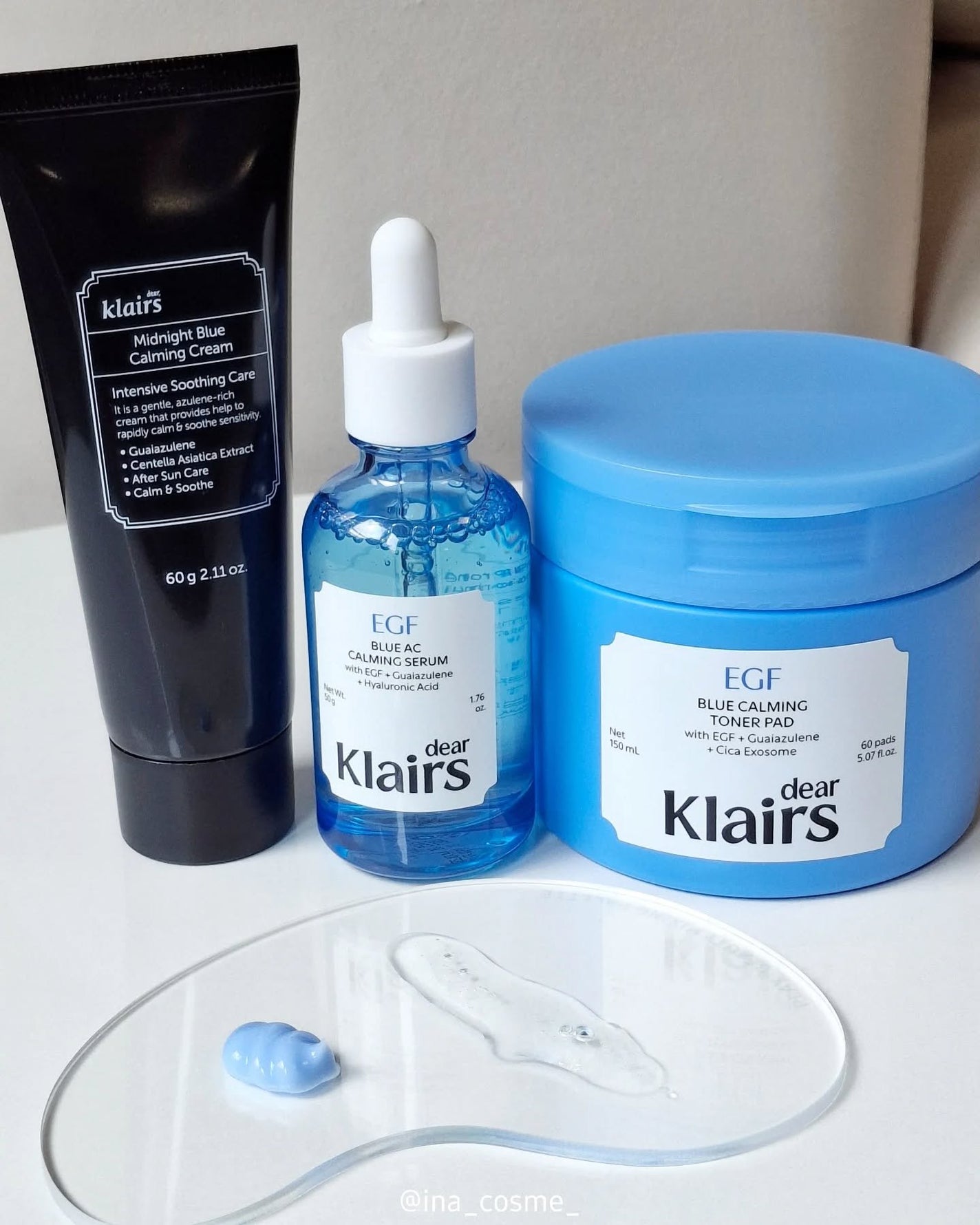 ミッドナイトブルーカーミングクリーム/Klairs/フェイスクリームを使ったクチコミ(7枚目)