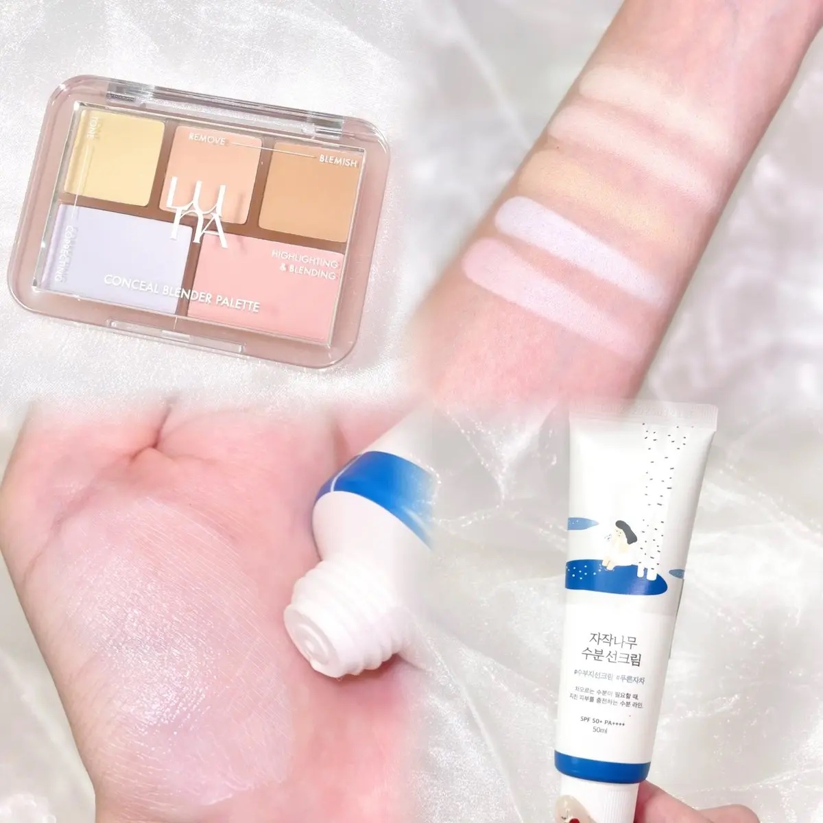 白樺水分uvクリーム/ROUND LAB/日焼け止めクリームを使ったクチコミ（3枚目）