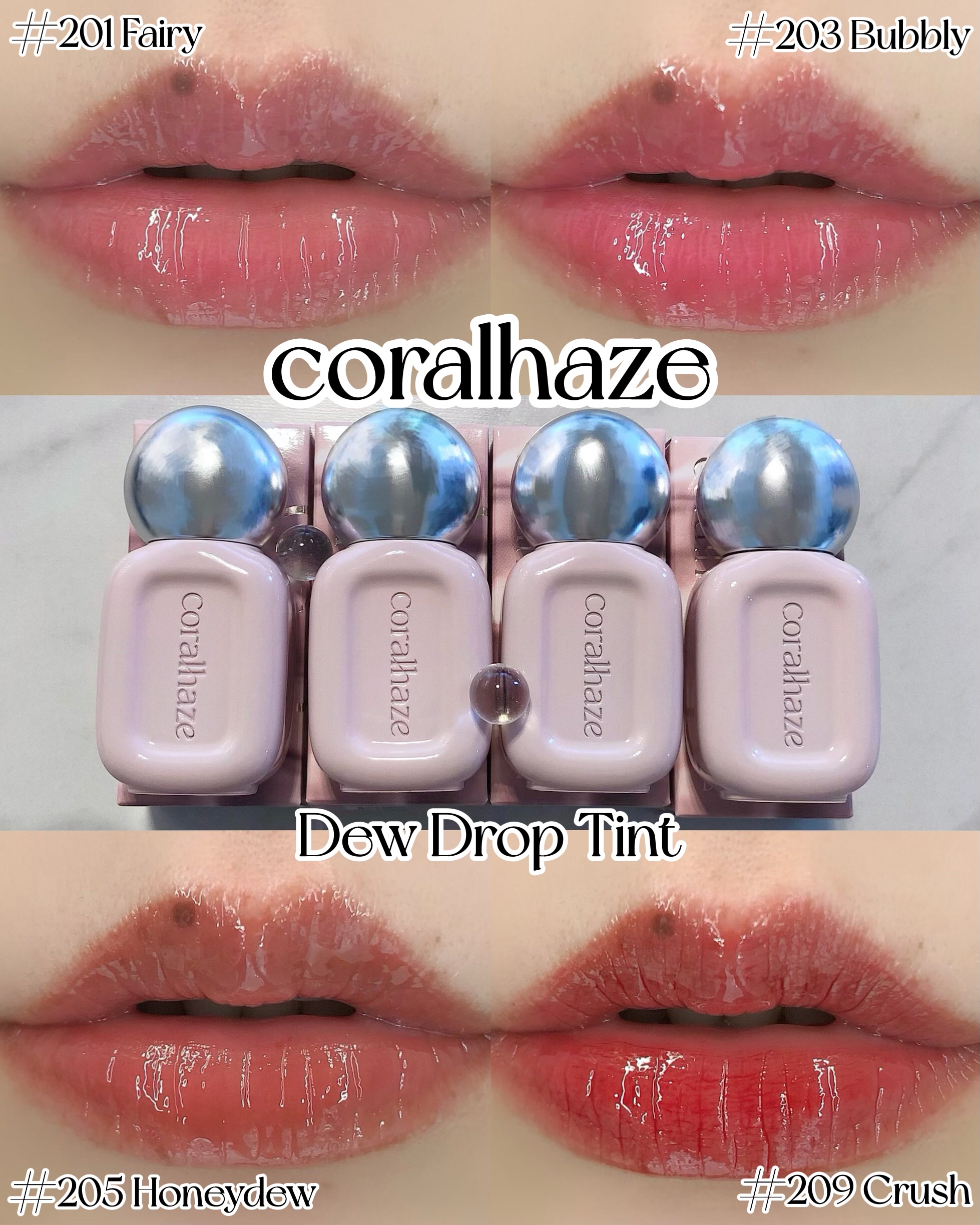デュー ドロップ ティント/Coralhaze/リップティントを使ったクチコミ（1枚目）