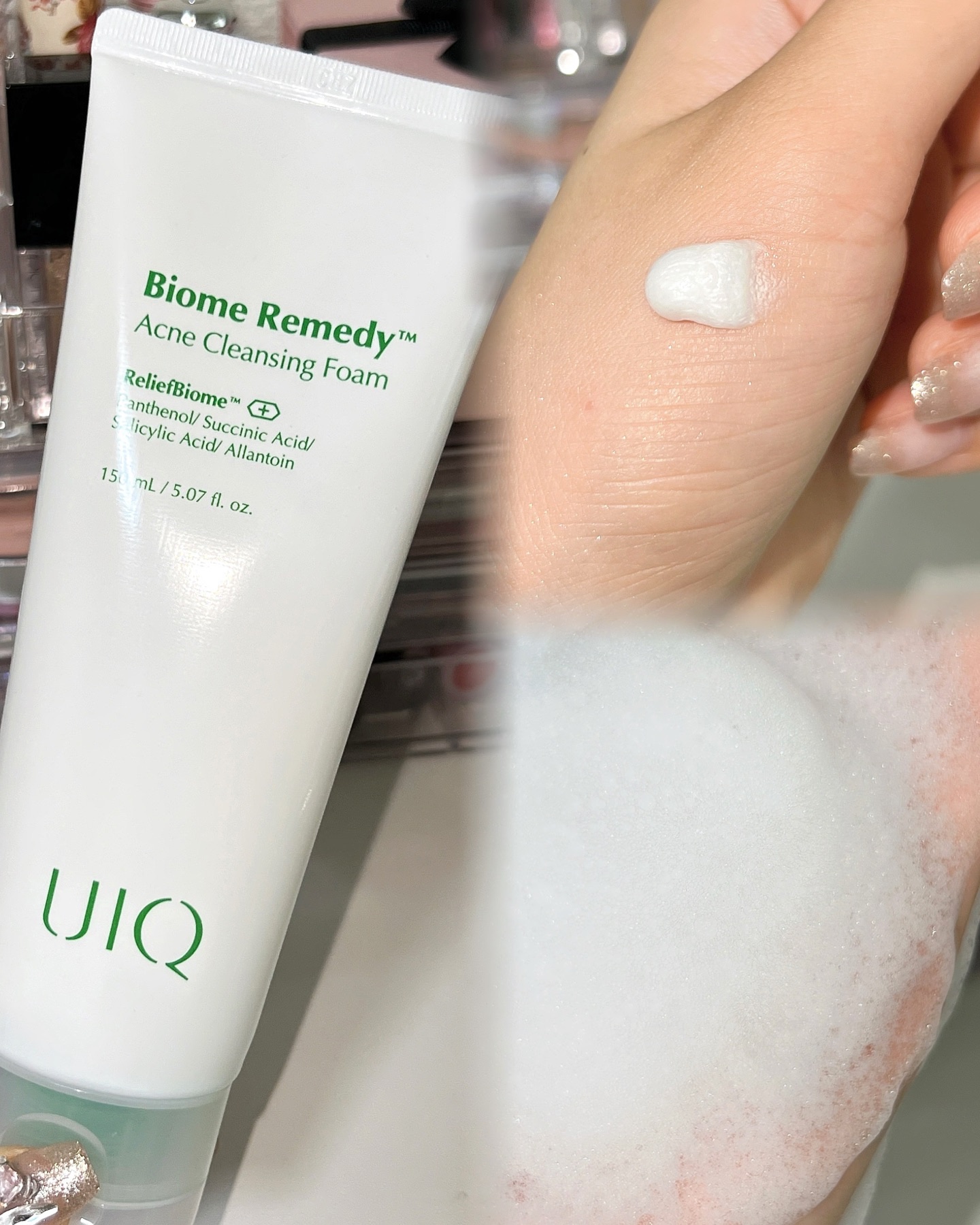 バイオームレメディアクネクレンジングフォーム/UIQ/洗顔フォームを使ったクチコミ（3枚目）