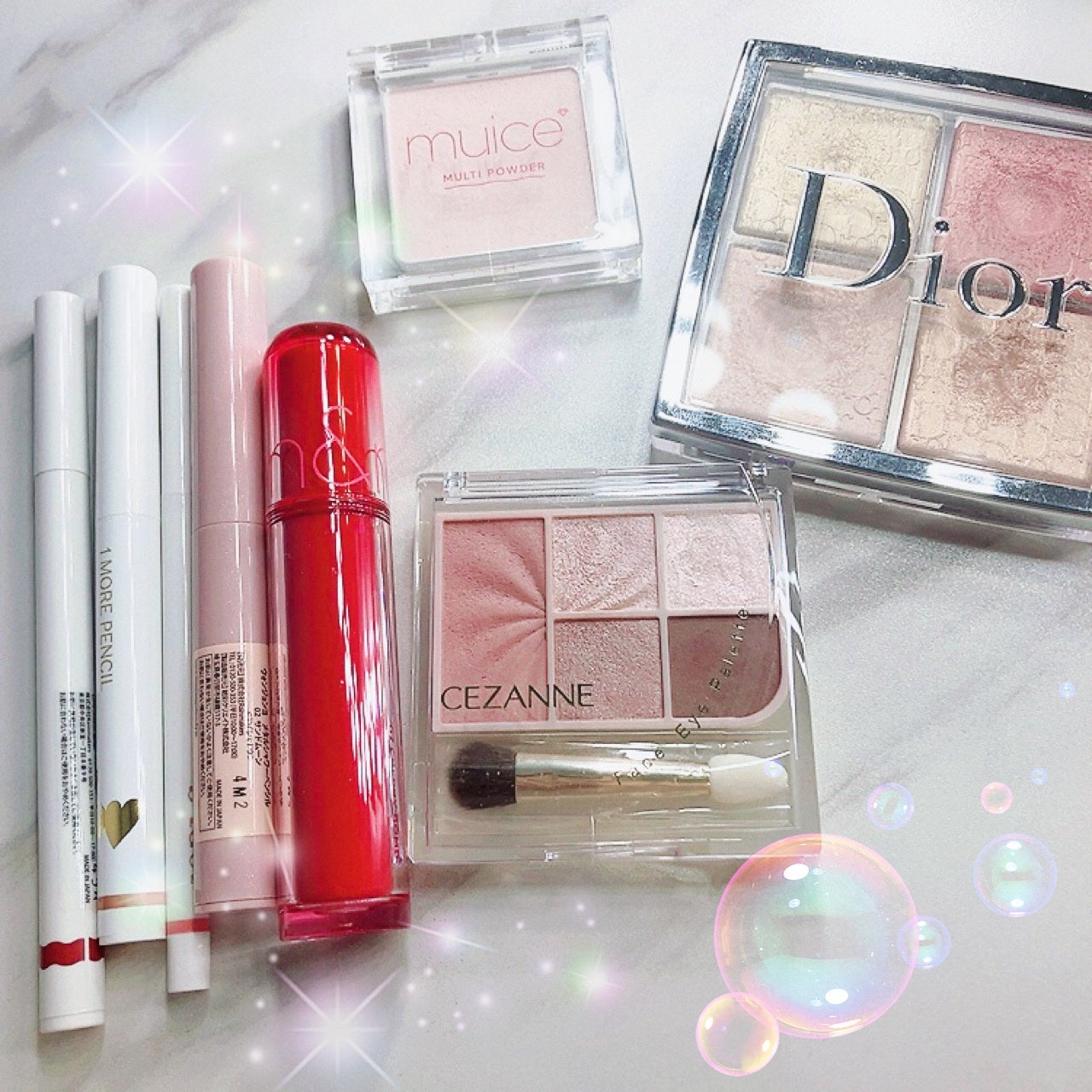 【旧】ディオール バックステージ フェイス グロウ パレット/Dior/ハイライトを使ったクチコミ(1枚目)