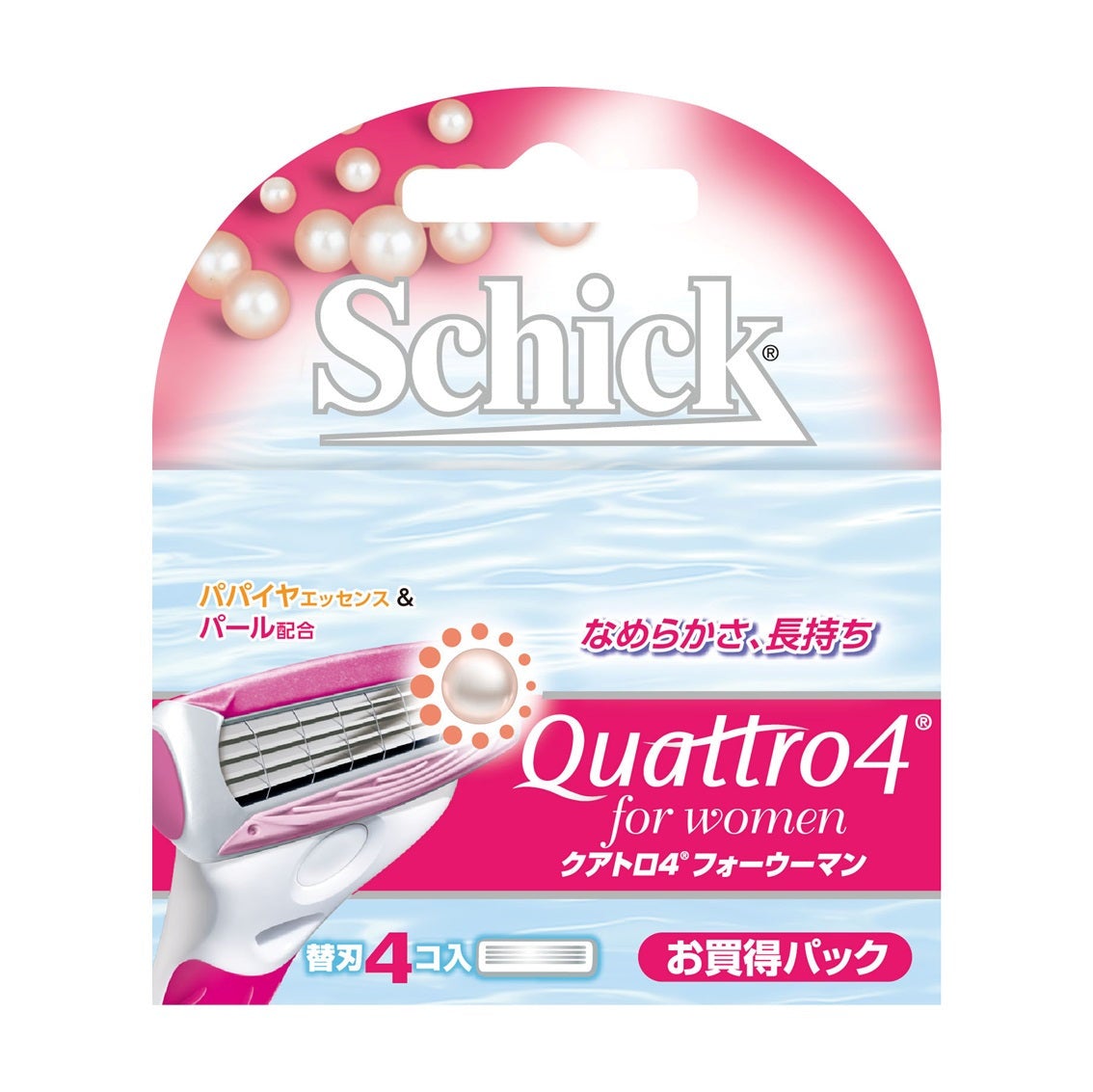 クアトロ4 フォーウーマン 替刃（4コ入）