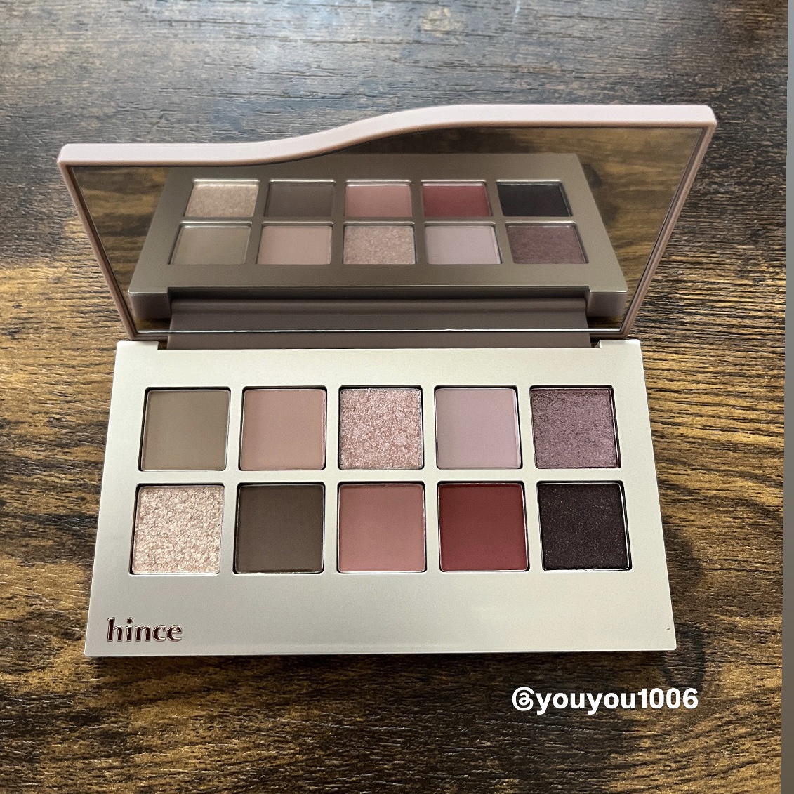 ニューデップスアイシャドウパレット/hince/アイシャドウパレットを使ったクチコミ（1枚目）