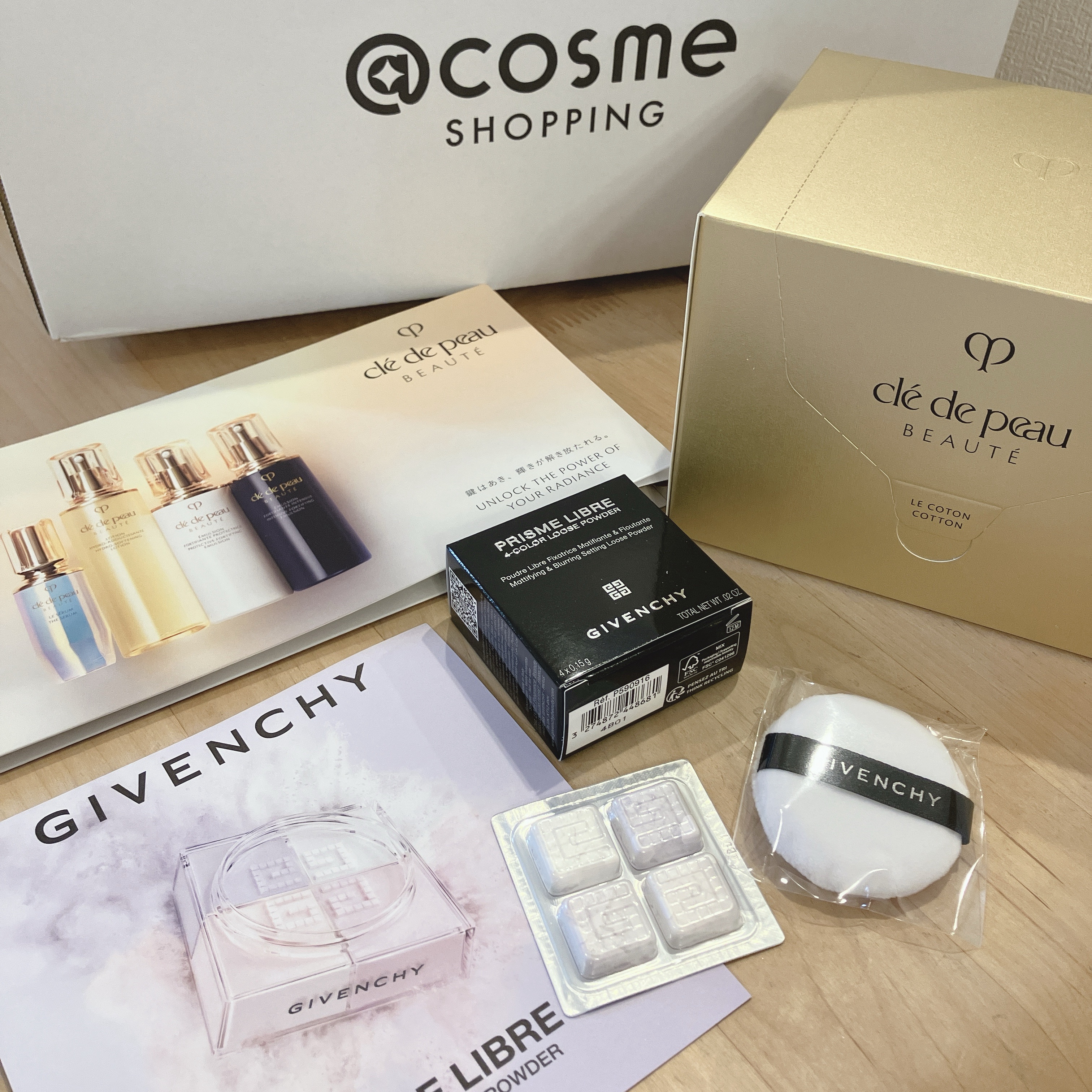 ル・コトン/クレ・ド・ポー ボーテ/コットンを使ったクチコミ（1枚目）