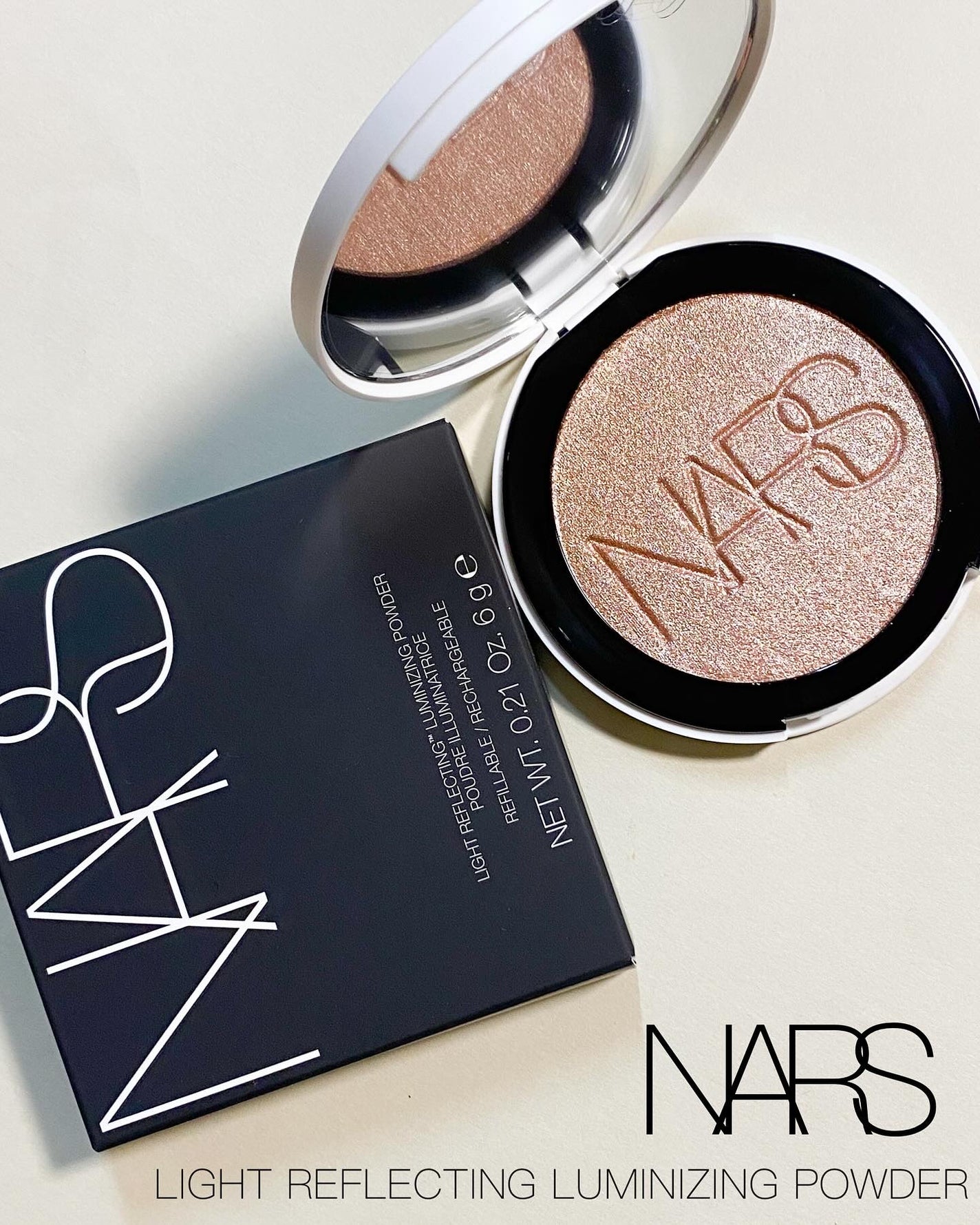 NARS ライトリフレクティング ルミナイジングパウダー/NARS/パウダーハイライトを使ったクチコミ(1枚目)