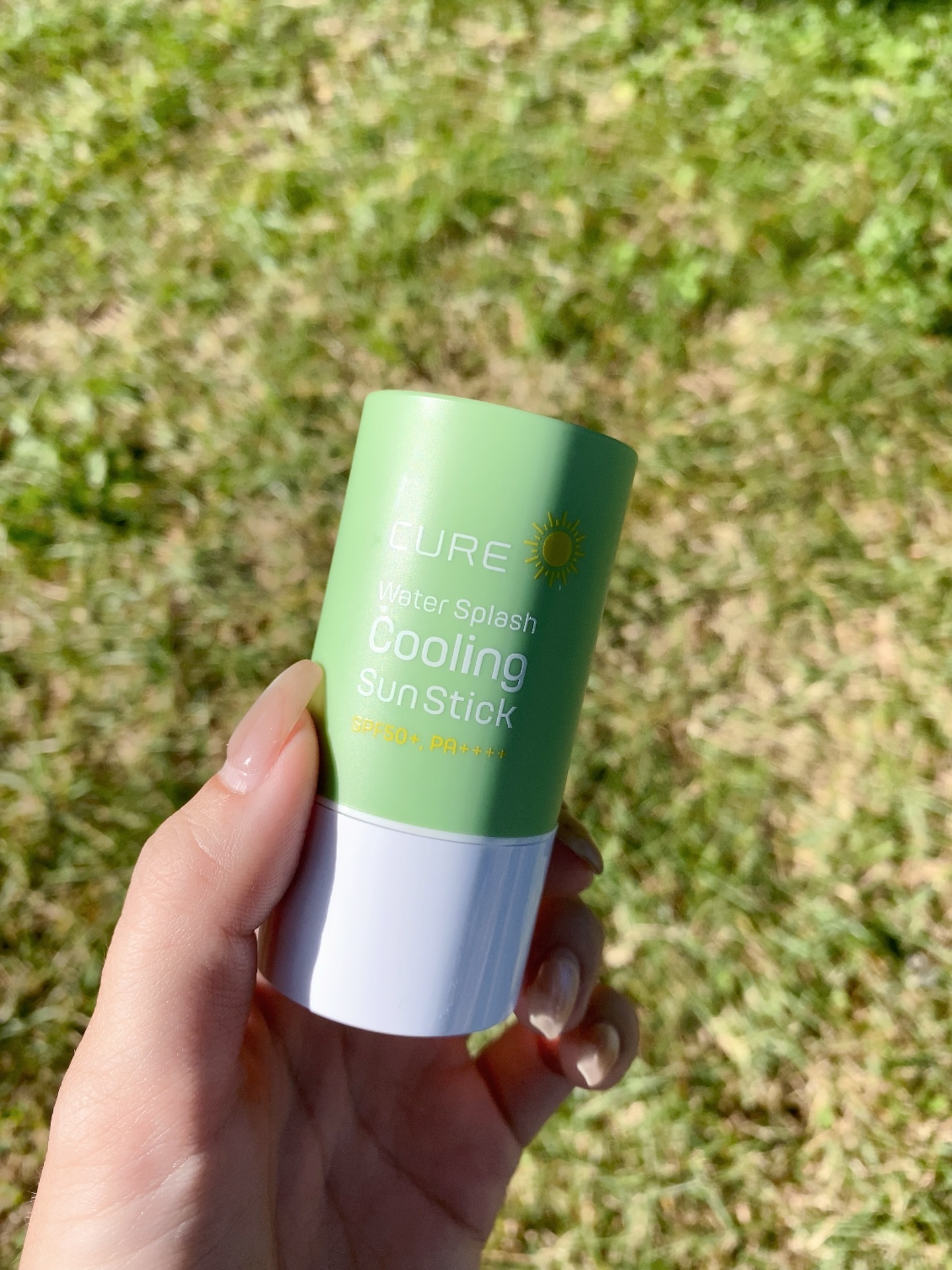 ウォータースプラッシュクーリングサンスティック/Cure/日焼け止めスティックを使ったクチコミ（1枚目）