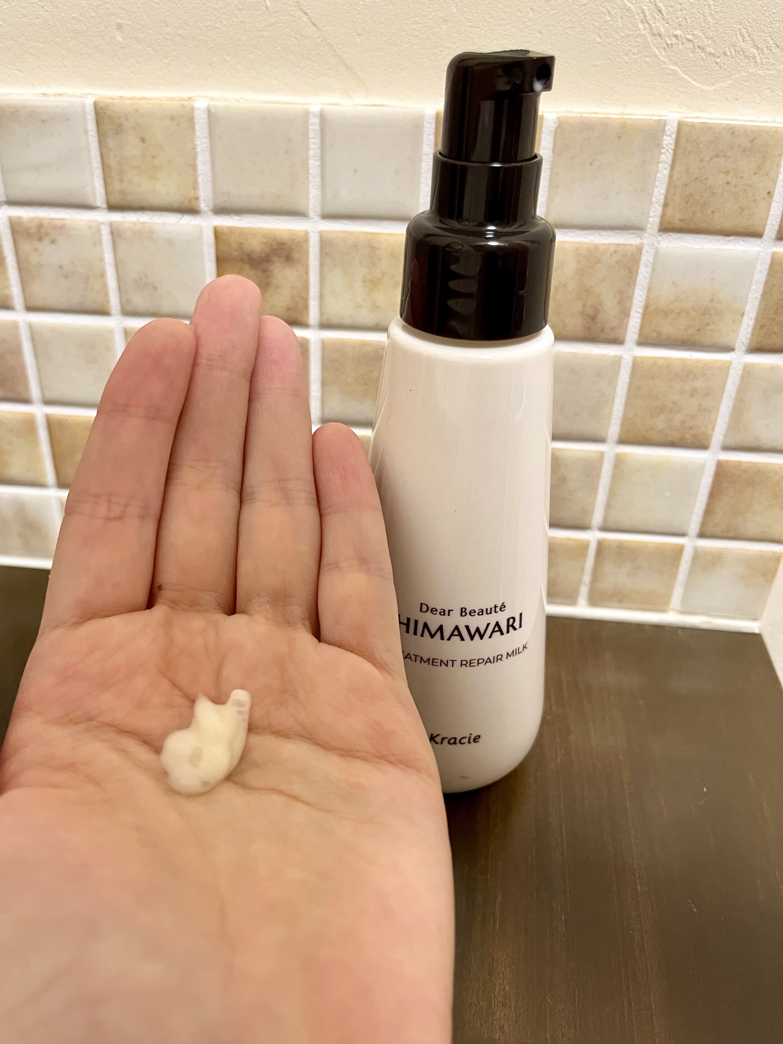 トリートメントリペアミルク/ディアボーテ/ヘアミルクを使ったクチコミ（2枚目）