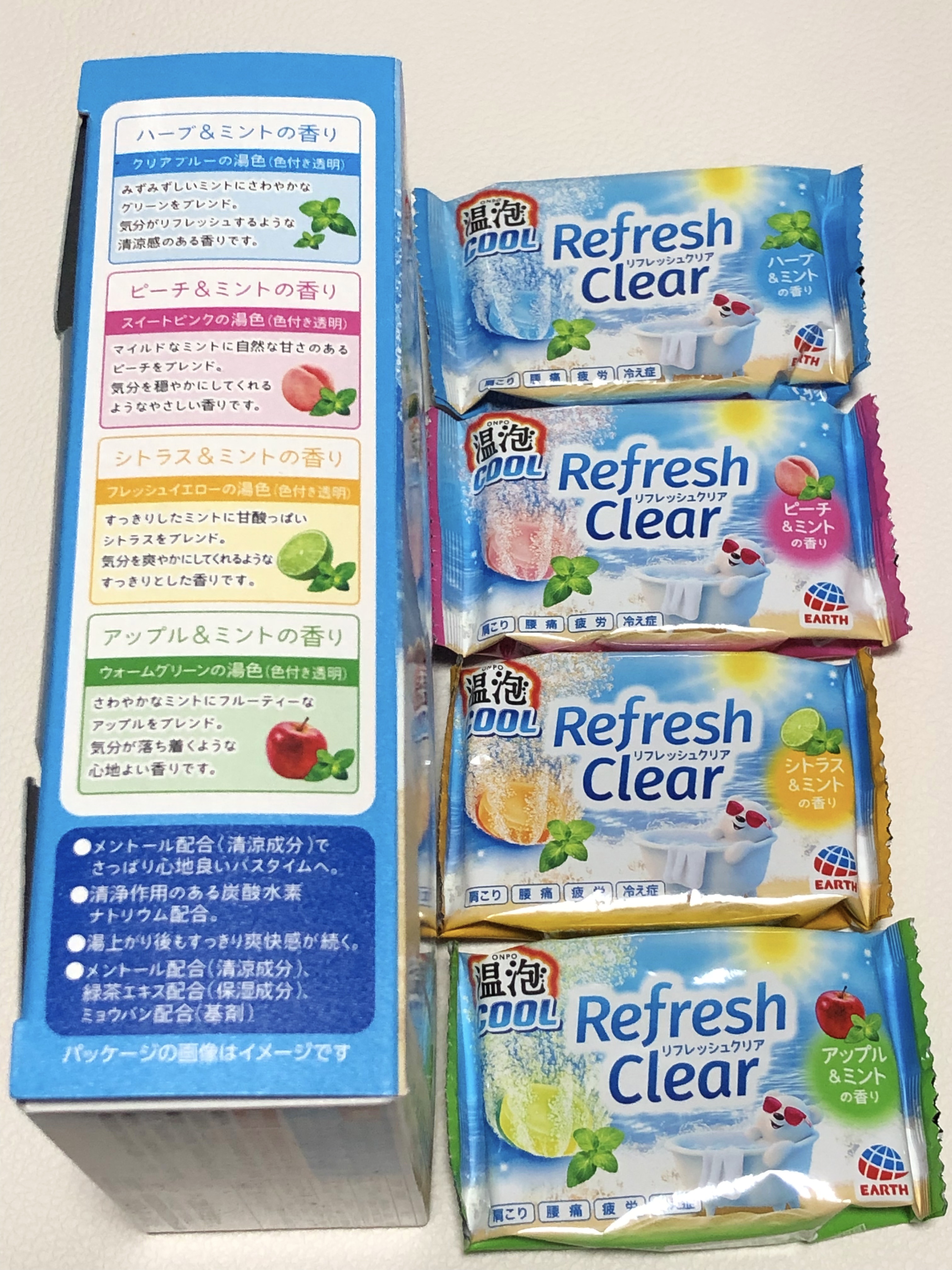 温泡 COOL リフレッシュクリア/温泡/炭酸系入浴剤を使ったクチコミ（3枚目）