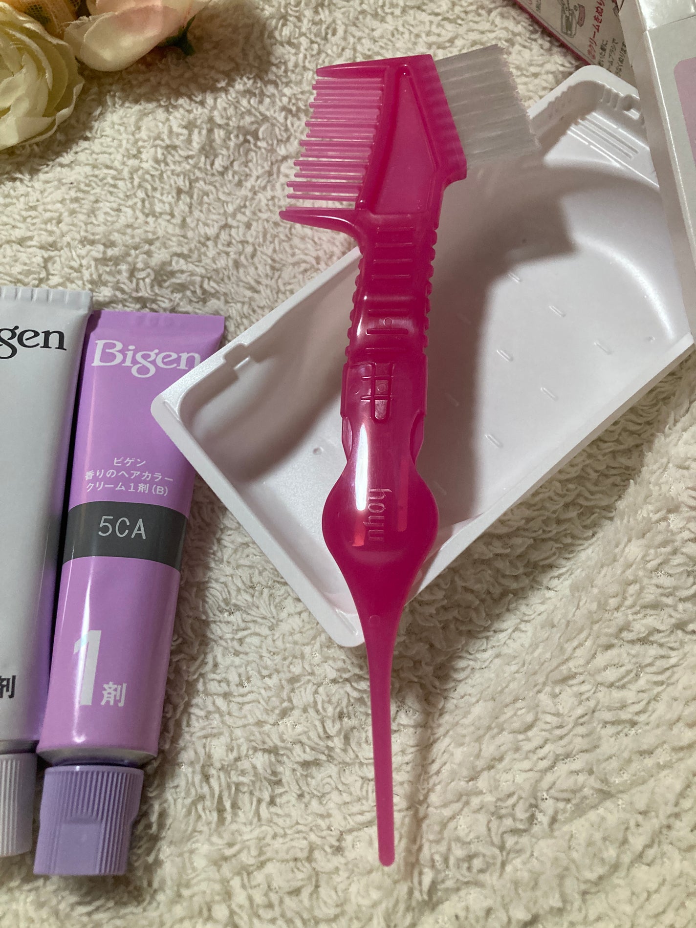 香りのヘアカラー クリーム/ビゲン/ヘアカラーを使ったクチコミ(4枚目)