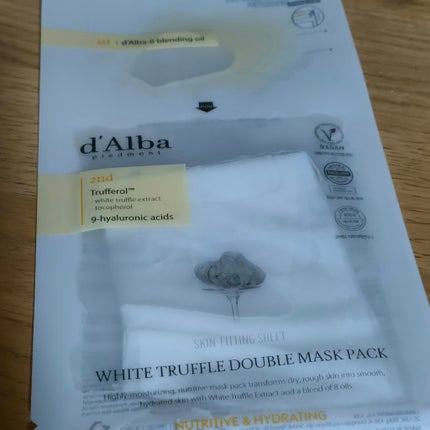 ホワイトトリュフダブルマスクパック(栄養/保湿)/ダルバ/シートマスク・パックを使ったクチコミ(1枚目)