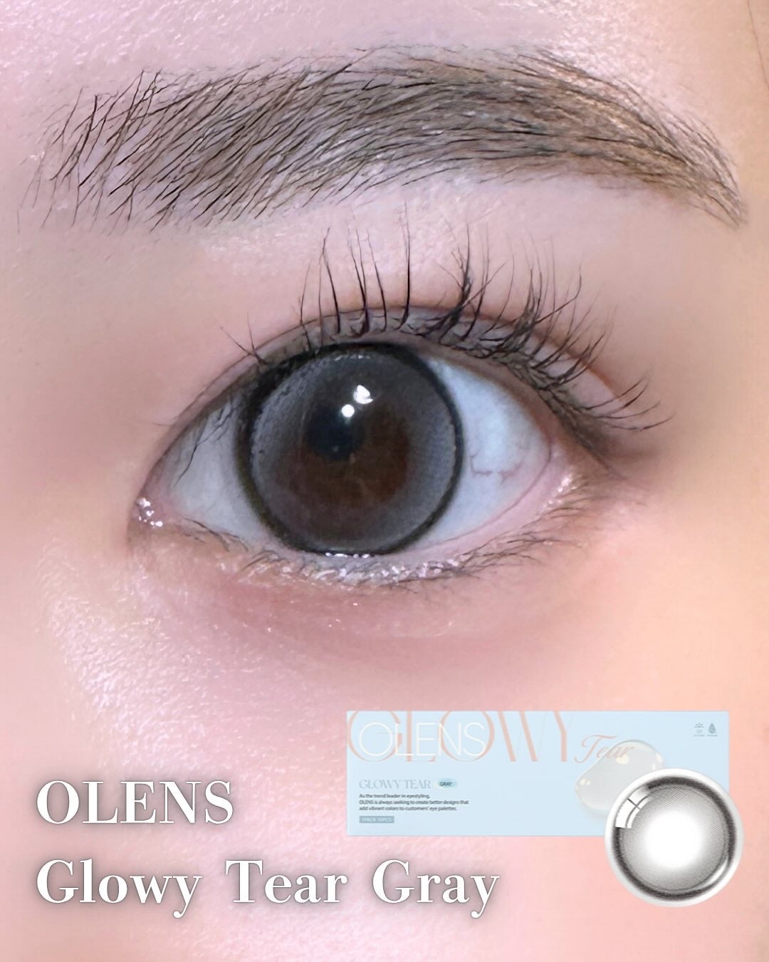 Glowy Tear 1day/OLENS/ワンデー(1DAY)カラコンを使ったクチコミ(2枚目)