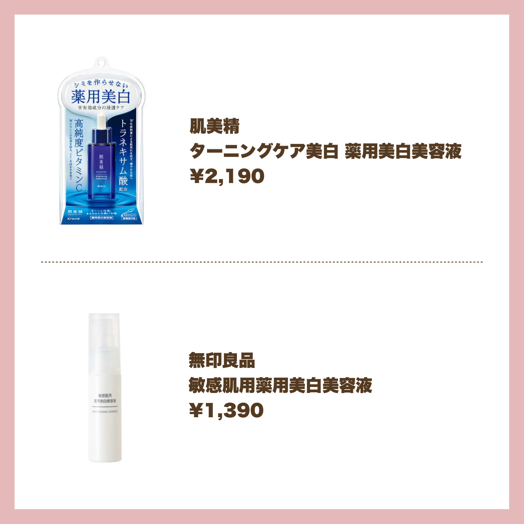 敏感肌用薬用美白美容液/無印良品/美容液を使ったクチコミ（2枚目）