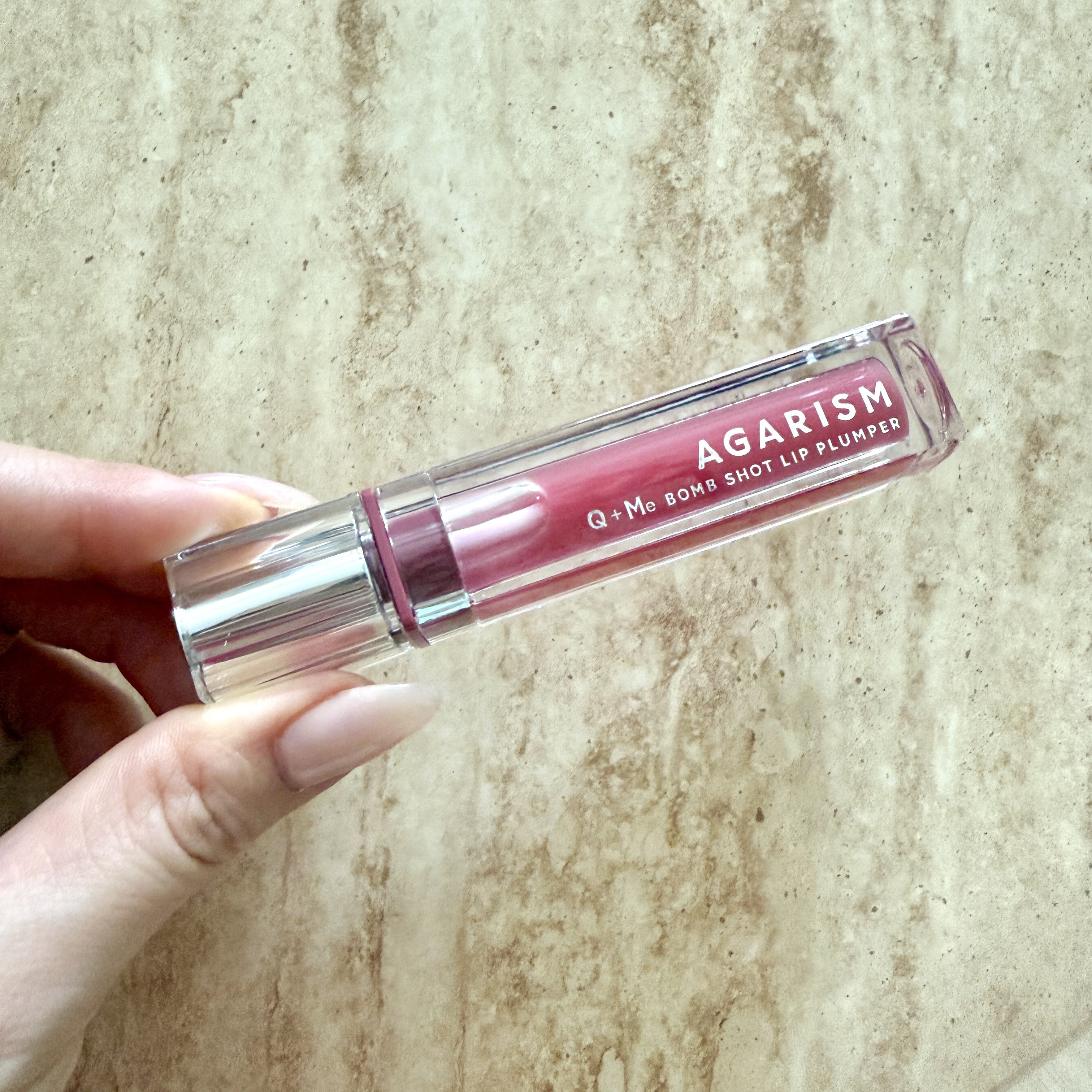 Q+Me　ボムショットリッププランパー+/AGARISM/リッププランパーを使ったクチコミ（2枚目）