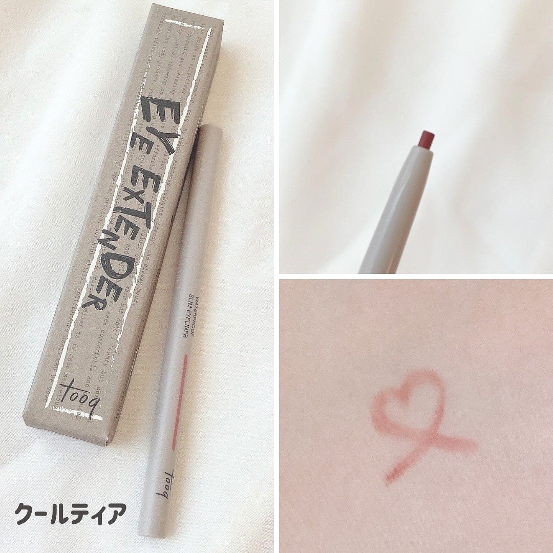 ウォータープルーフ スリム アイライナー/Tooq/ジェルアイライナーを使ったクチコミ(3枚目)