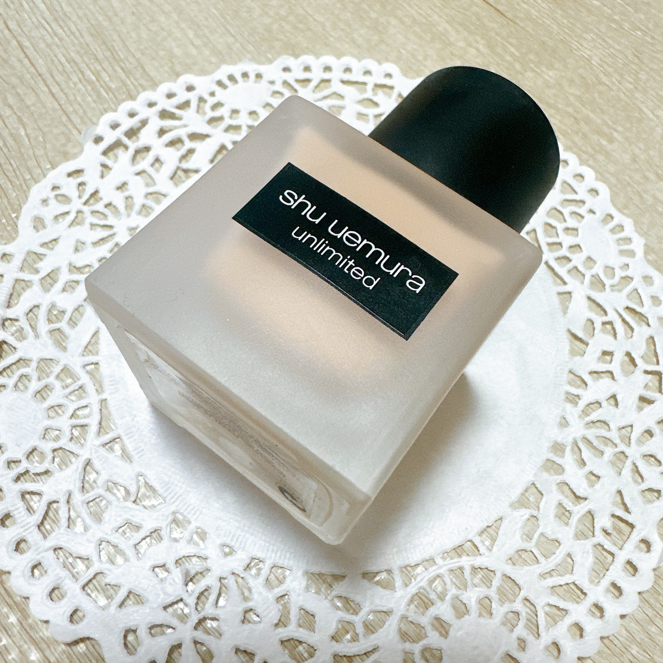 アンリミテッド ラスティング フルイド/shu uemura/リキッドファンデーションを使ったクチコミ（2枚目）