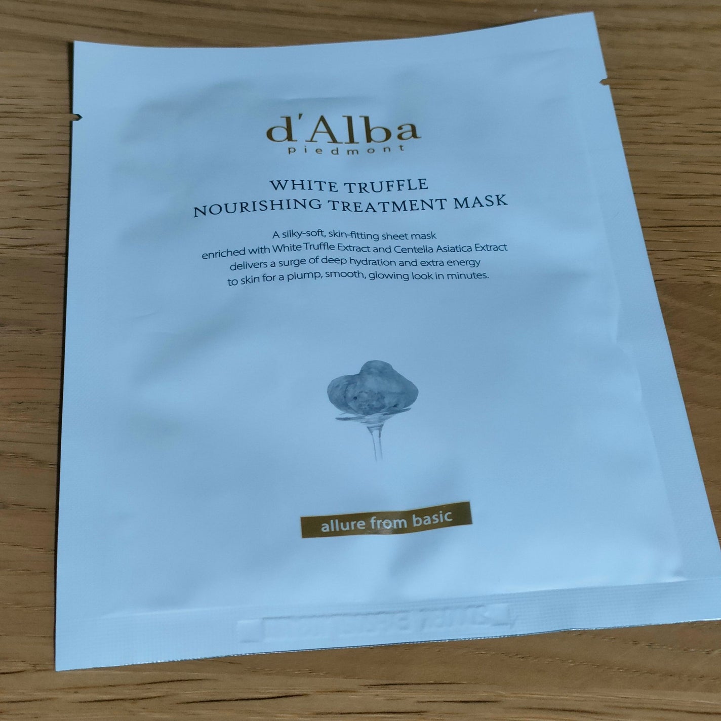 ホワイトトリュフナリシングトリートメントマスク/ダルバ/シートマスク・パックを使ったクチコミ(1枚目)