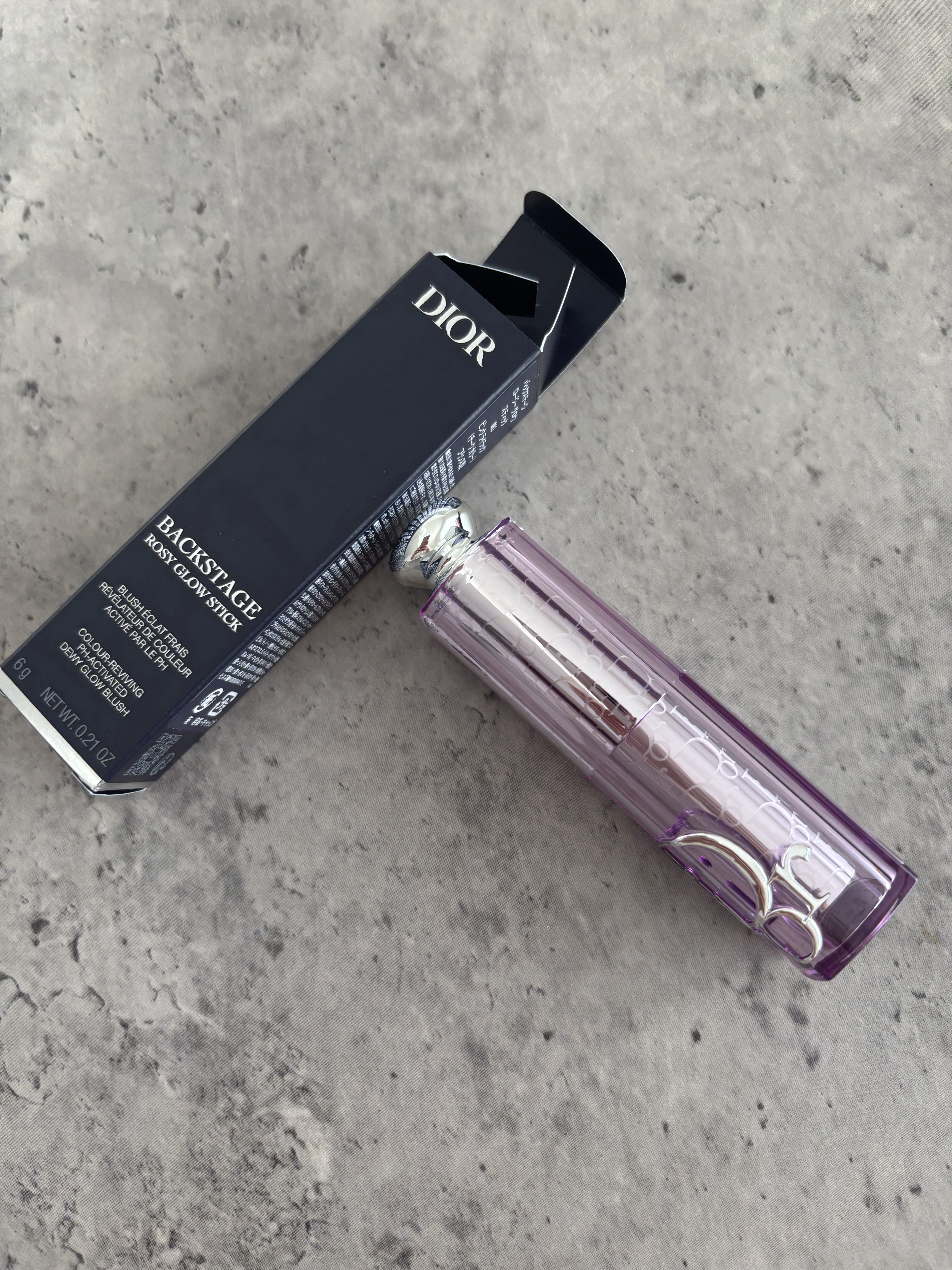 バックステージ ロージー グロウ スティック 063 ピンク ライラック/Dior/ジェル・クリームチークを使ったクチコミ（2枚目）