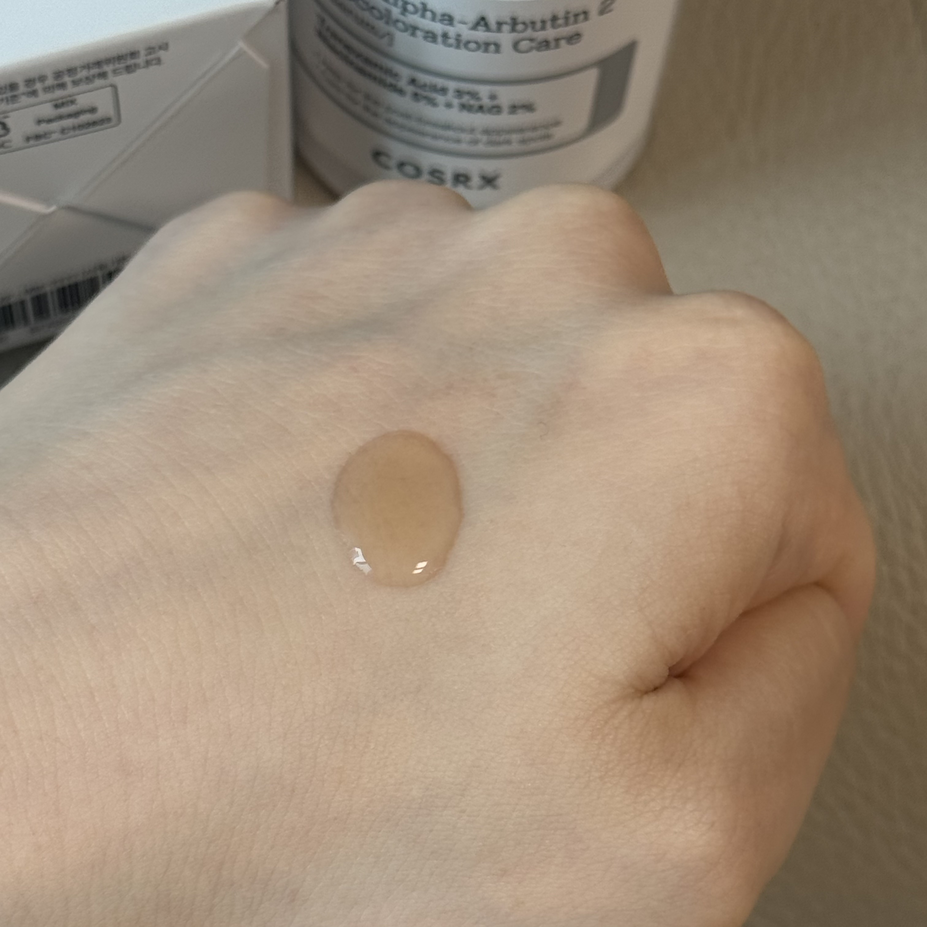 RXザ・アルファアルブチン2 ニキビ跡ケアセラム/COSRX/美容液を使ったクチコミ（2枚目）