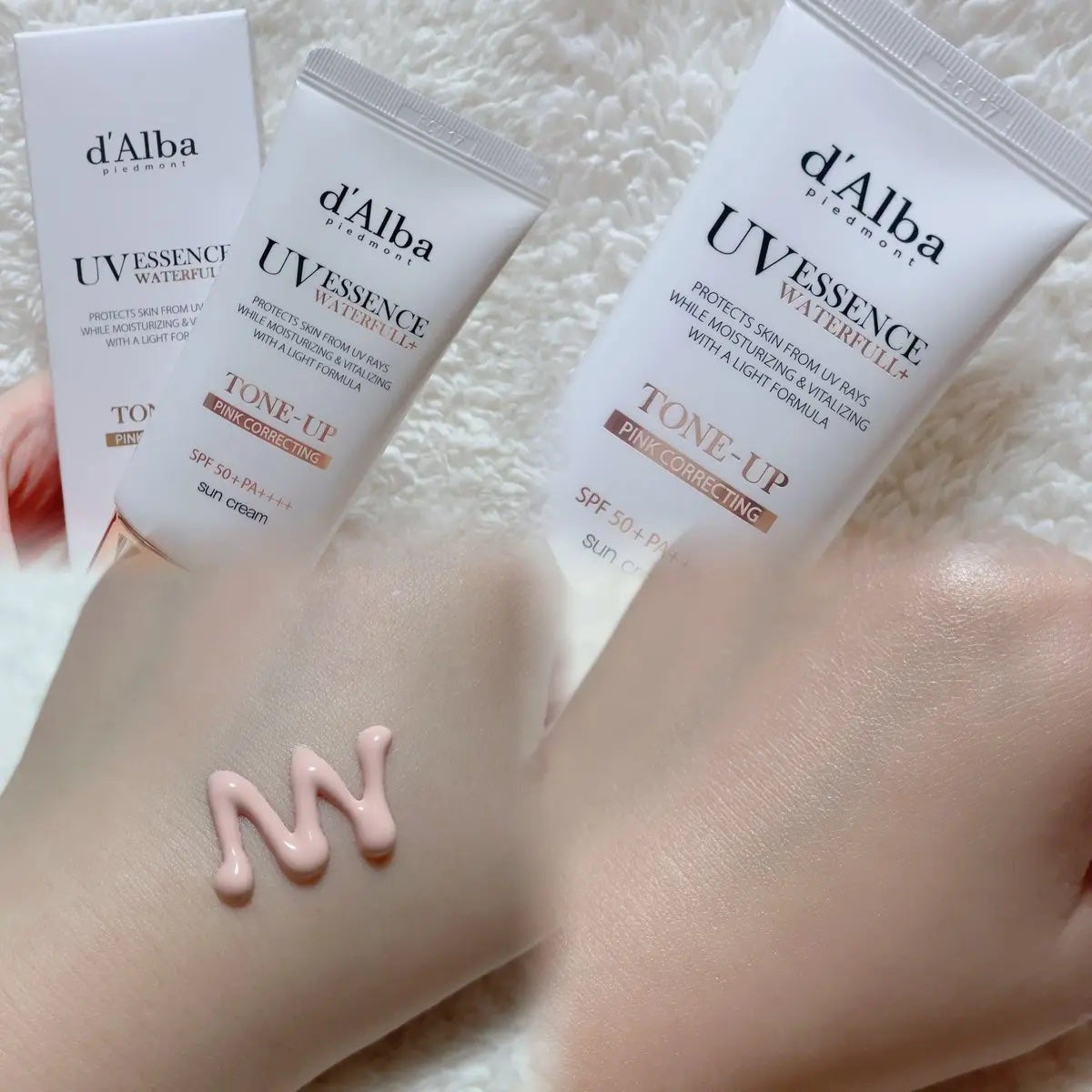 yuco/フォロバ100 on LIPS 「#PR#ダルバ ウォータフルトーンアップサンクリーム ピンク自..」(2枚目)