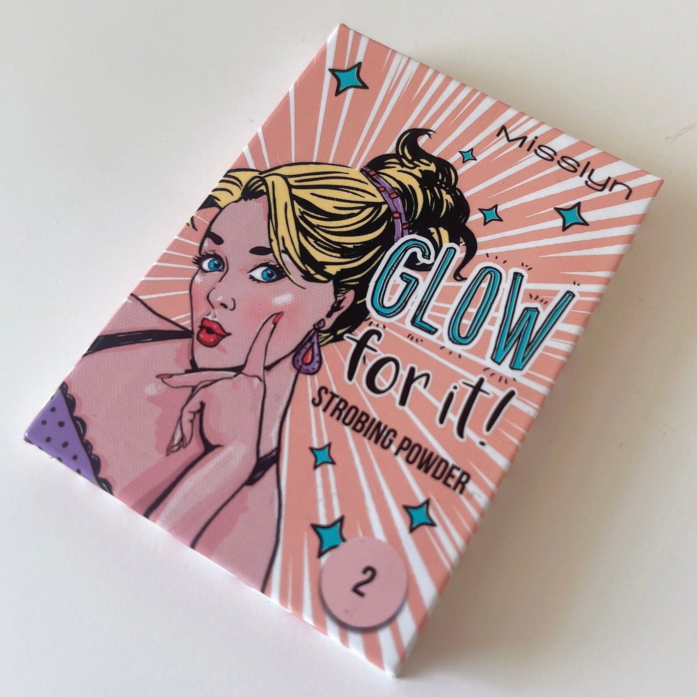 グロー・フォー・イット! ストロボパウダー/Misslyn/パウダーハイライトを使ったクチコミ(3枚目)