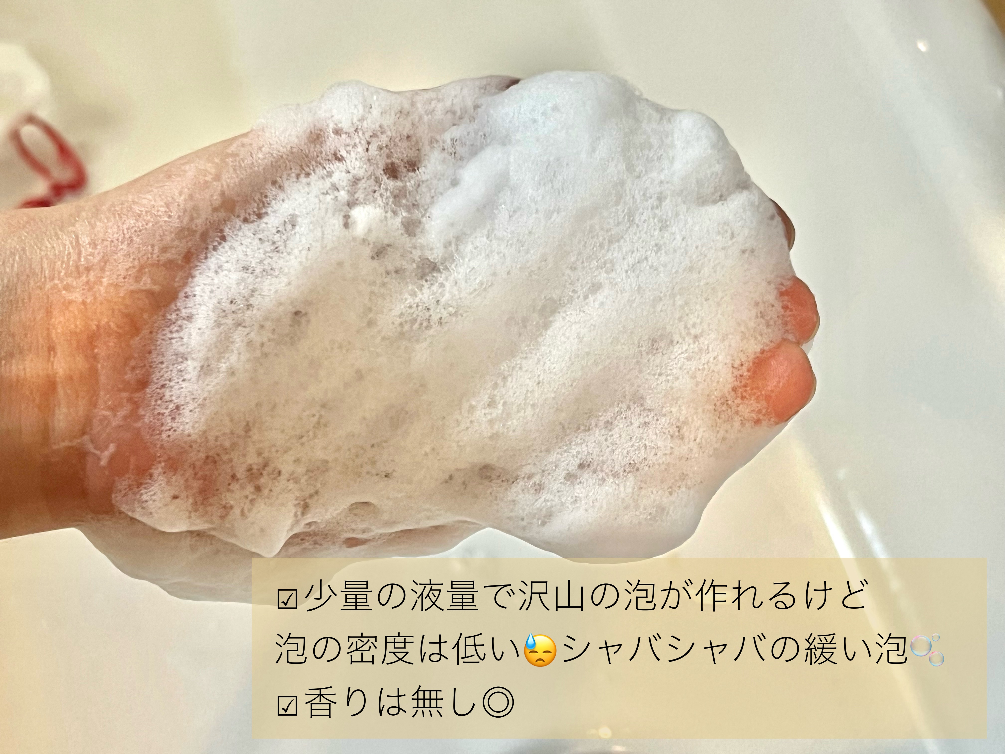 セラヴェール スキンウォッシューインデュースー/CeraLabo/その他洗顔料を使ったクチコミ（2枚目）