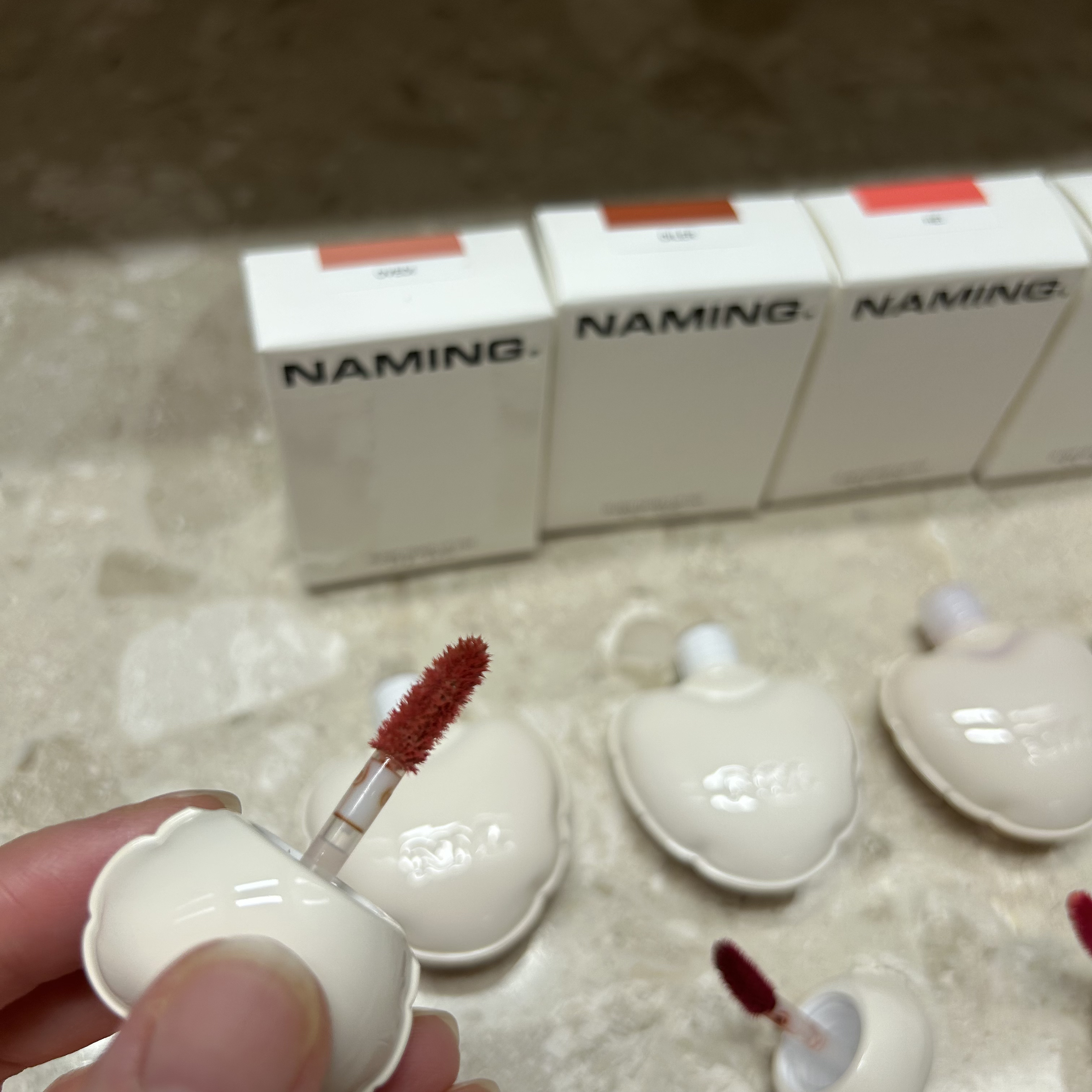 ネーミング グロウ ハートリップティント/NAMING./リップティントを使ったクチコミ（3枚目）