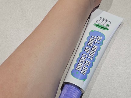 オールアバウトグロウトーンアップクリーム/CHASIN'RABBITS/化粧下地を使ったクチコミ(2枚目)