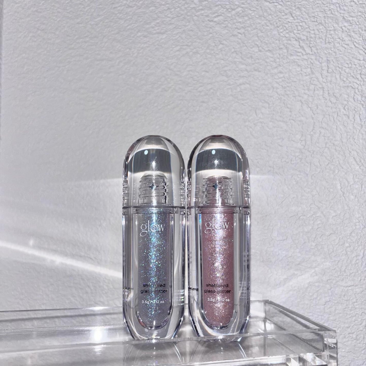 グラスグリッター/glow/グリッターを使ったクチコミ(2枚目)