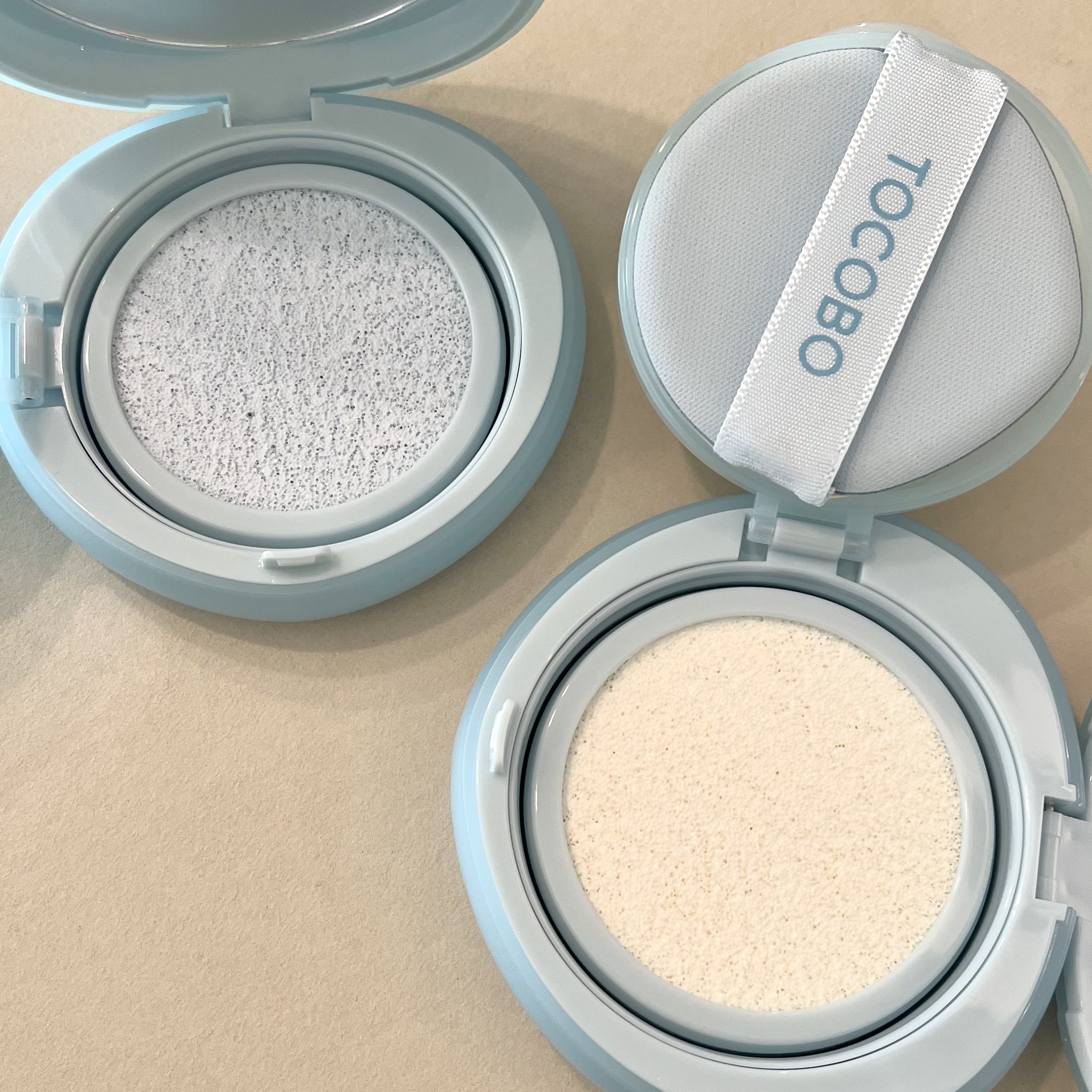 ブラーフィニッシュサンクッション/TOCOBO/日焼け止めパウダーを使ったクチコミ（2枚目）