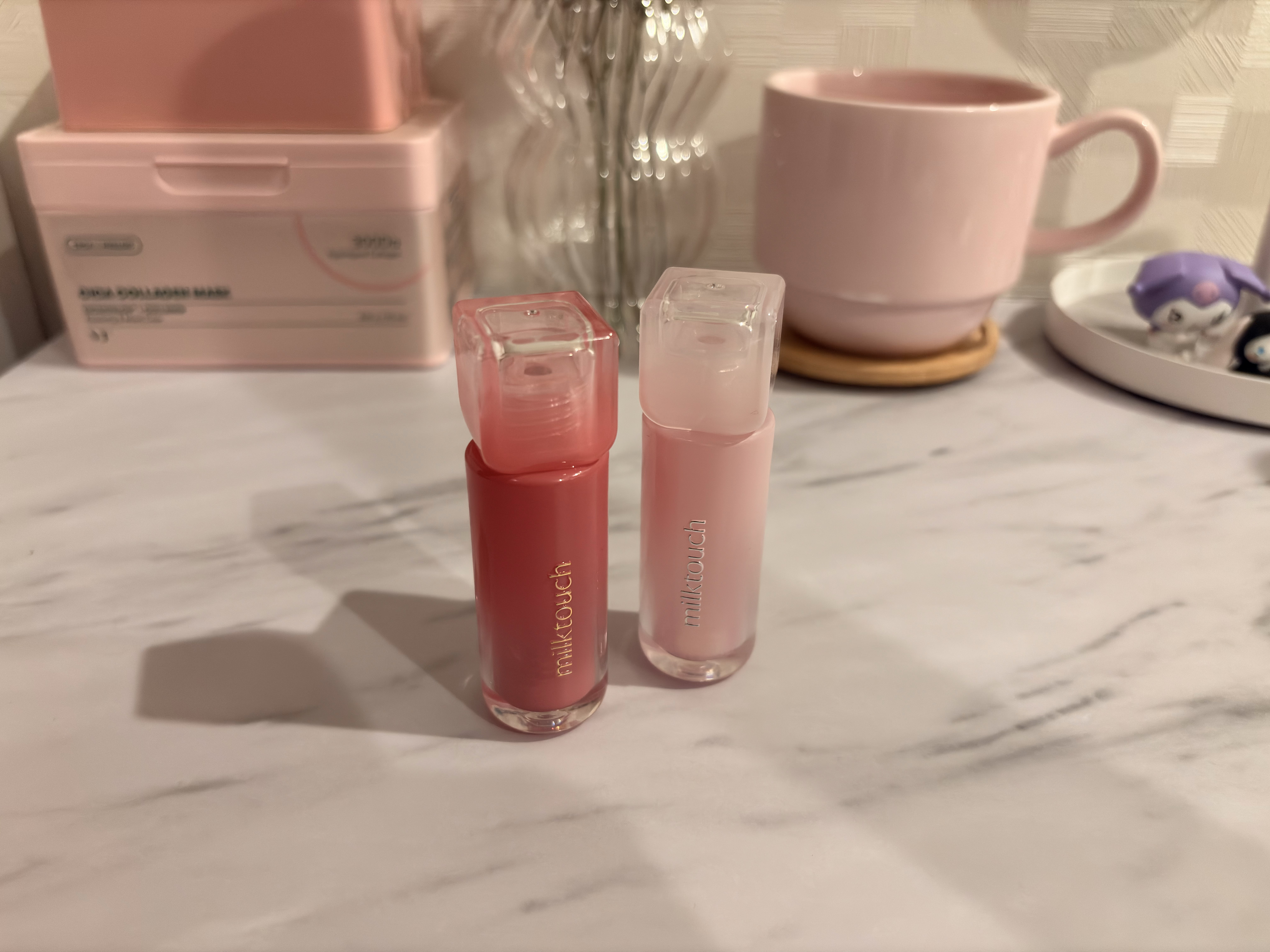 デューステインシアーリップグロス/Milk Touch/リップグロスを使ったクチコミ（1枚目）