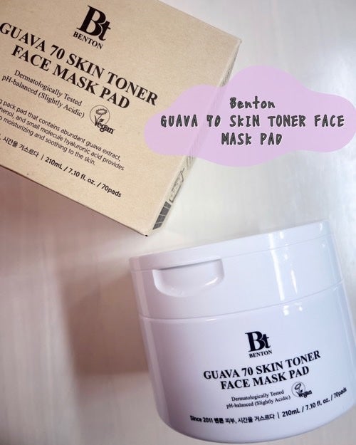 グアバ 70スキントナーパッド /BENTON/トナーパッドを使ったクチコミ(5枚目)