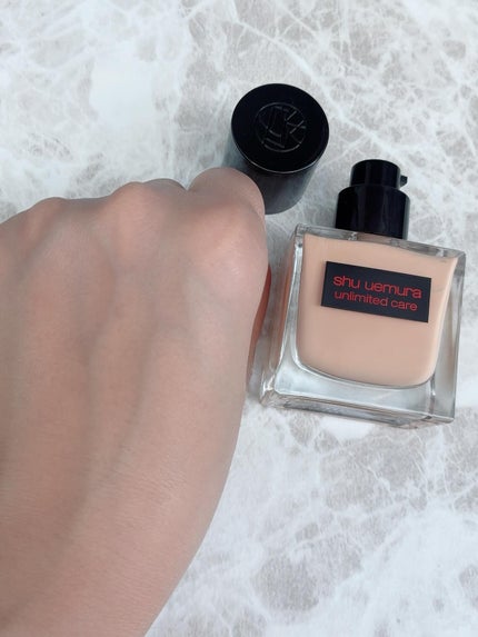 アンリミテッド ケア ツヤ セラム ファンデーション/shu uemura/リキッドファンデーションを使ったクチコミ(4枚目)