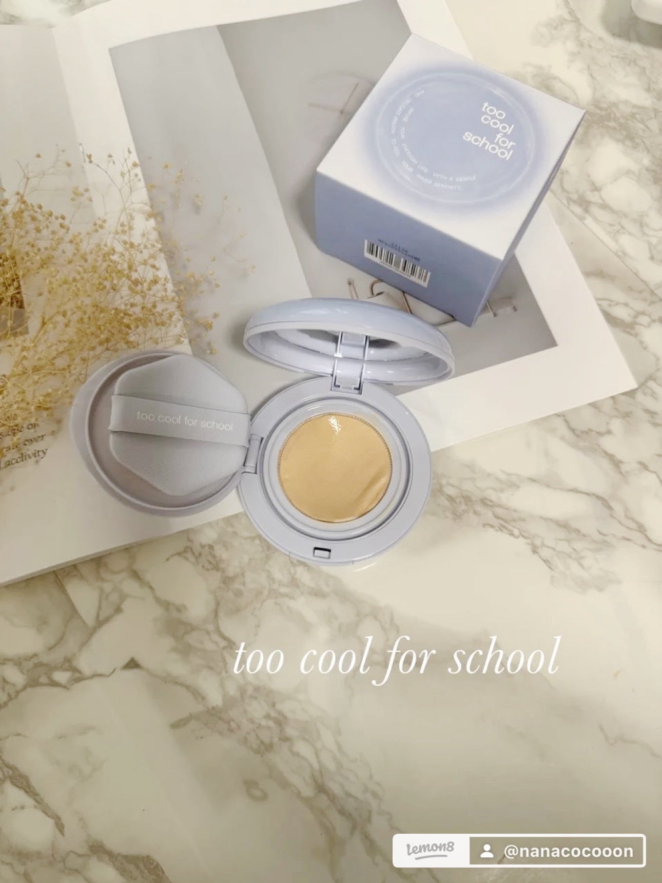 エアーフィットクッション/too cool for school/クッションファンデーションを使ったクチコミ(1枚目)