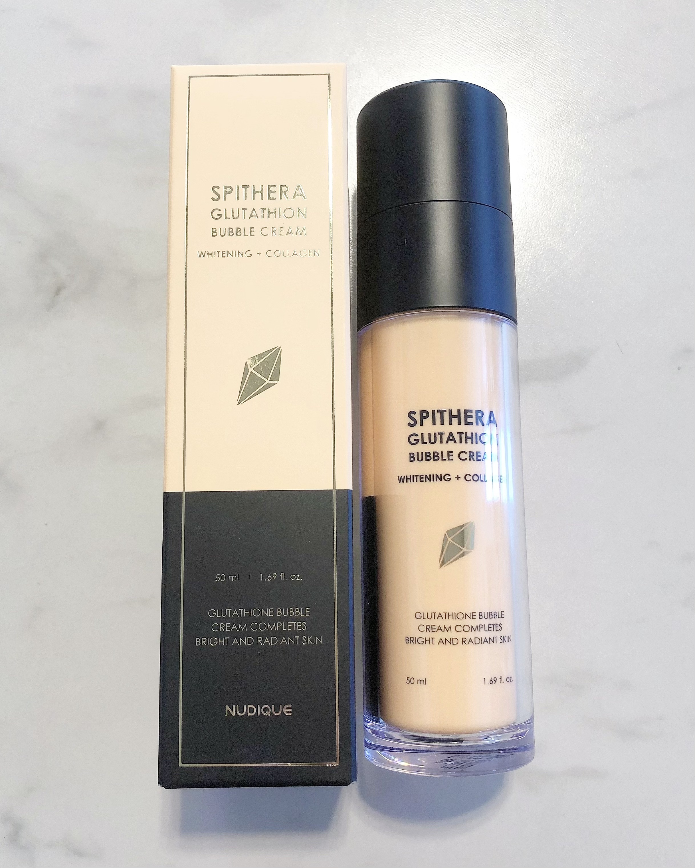 スピテラグルタチオンバブルクリーム/NUDIQUE/フェイスクリームを使ったクチコミ（1枚目）