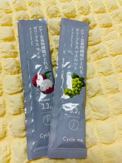 グアー豆食物繊維がとれるゼリープラス マスカット/サイクルミー/バランス栄養食を使ったクチコミ(1枚目)