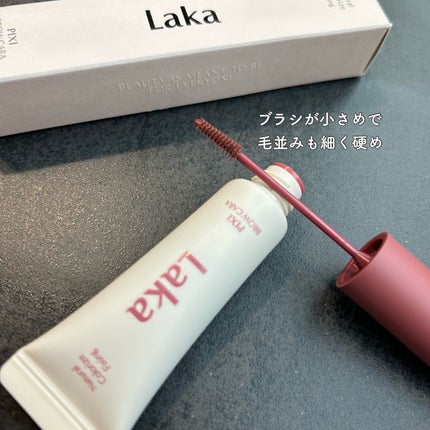 ラカ ピクシーブロウカラ/Laka/眉マスカラを使ったクチコミ(2枚目)