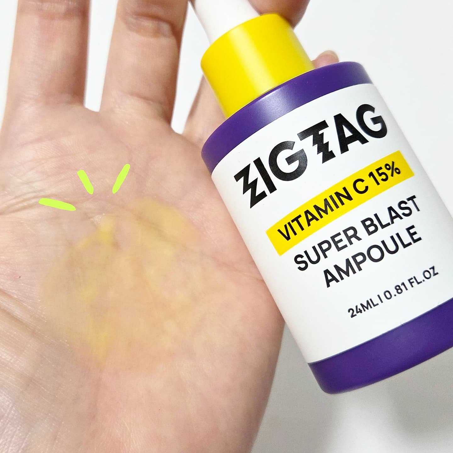 ビタミンC15%スーパーブラストアンプル/ZIGTAG/美容液を使ったクチコミ（3枚目）