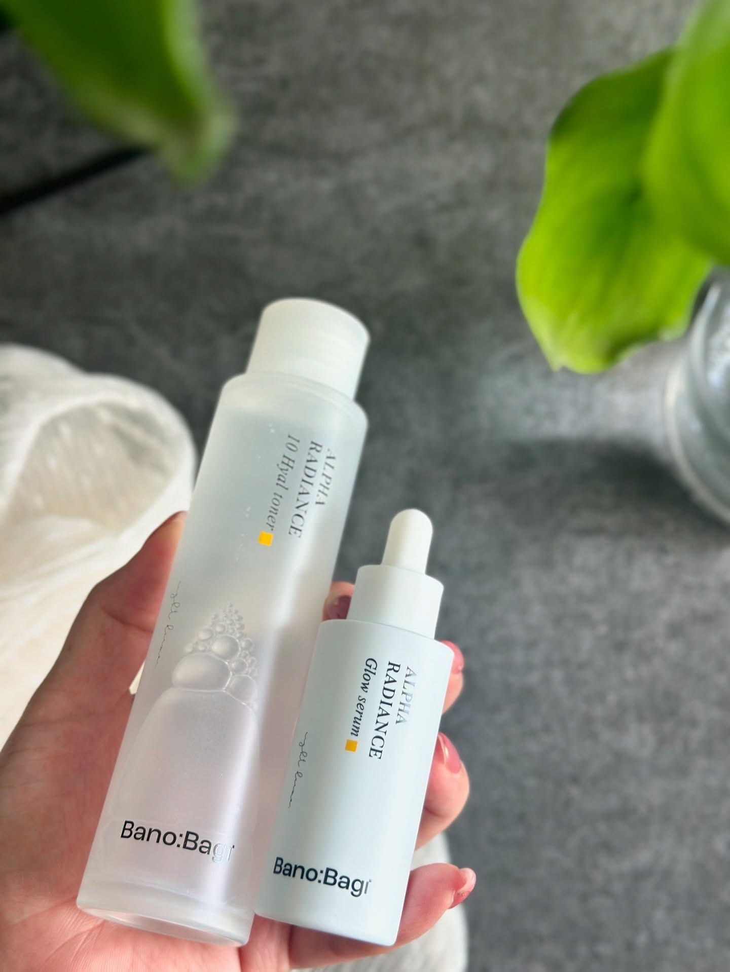 アルファラディアンスグローセラム/BANOBAGI/美容液を使ったクチコミ（2枚目）