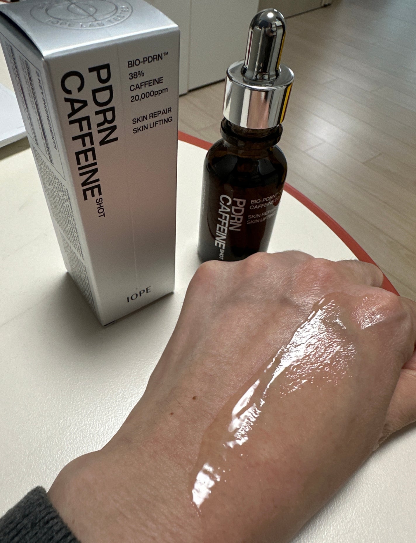 PDRNカフェインショット/IOPE/美容液を使ったクチコミ(3枚目)