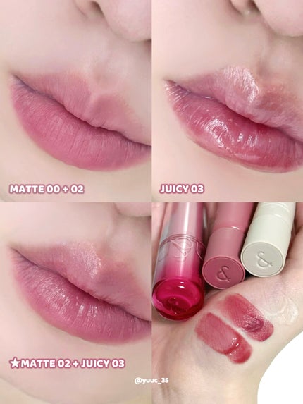 ザ ジューシーラスティングティント/rom&nd/リップティントを使ったクチコミ(5枚目)