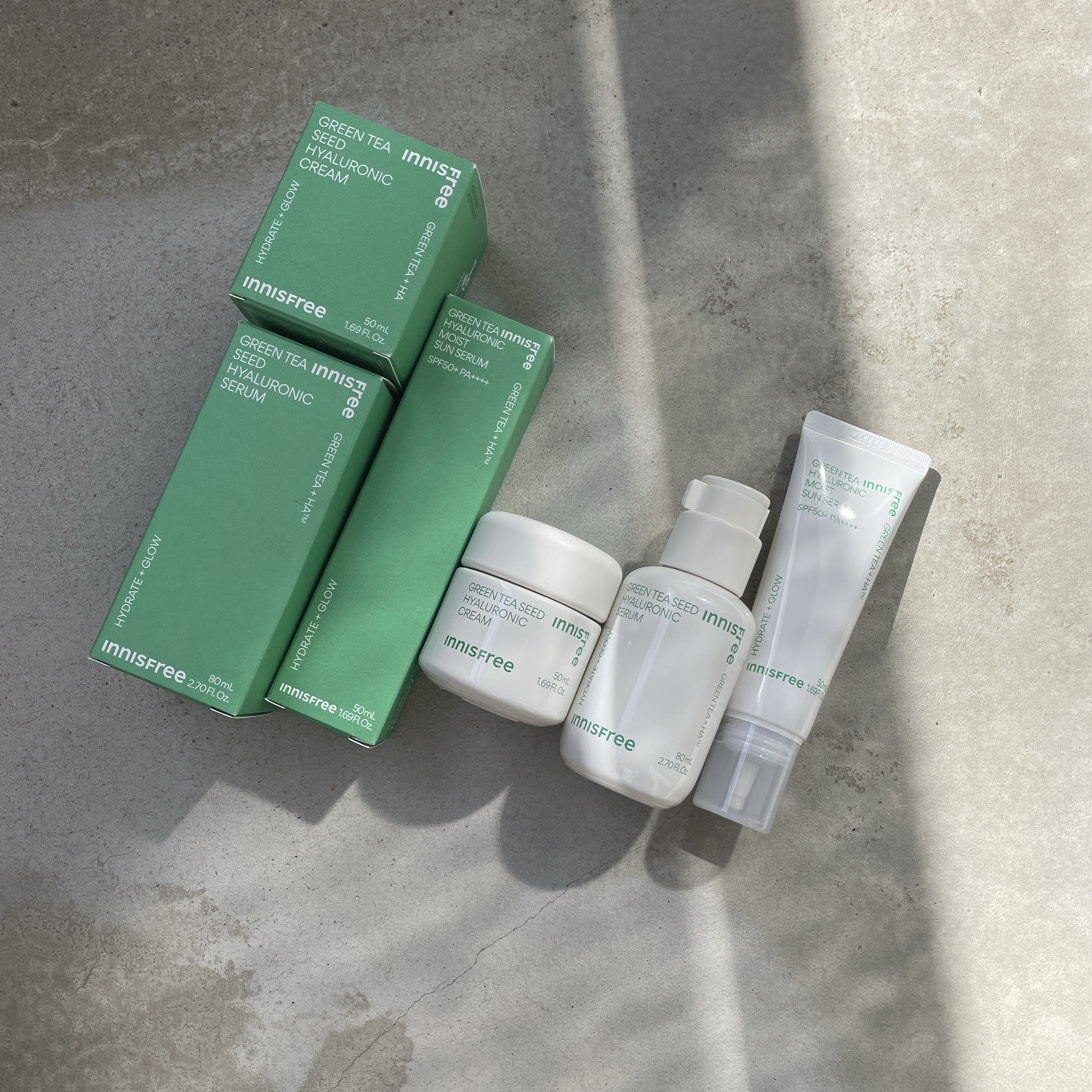 グリーンティーシード　ヒアルロン　クリーム/innisfree/フェイスクリームを使ったクチコミ（1枚目）