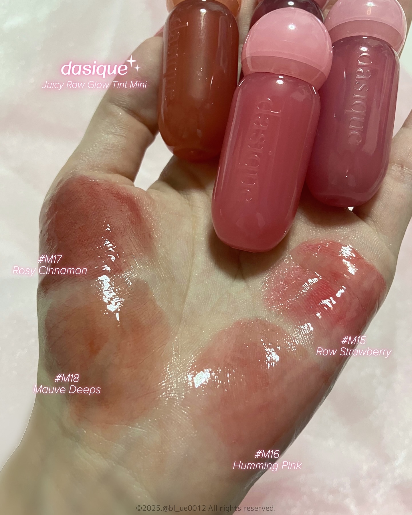 ジューシーデューイグロウティント/dasique/リップティントを使ったクチコミ（3枚目）