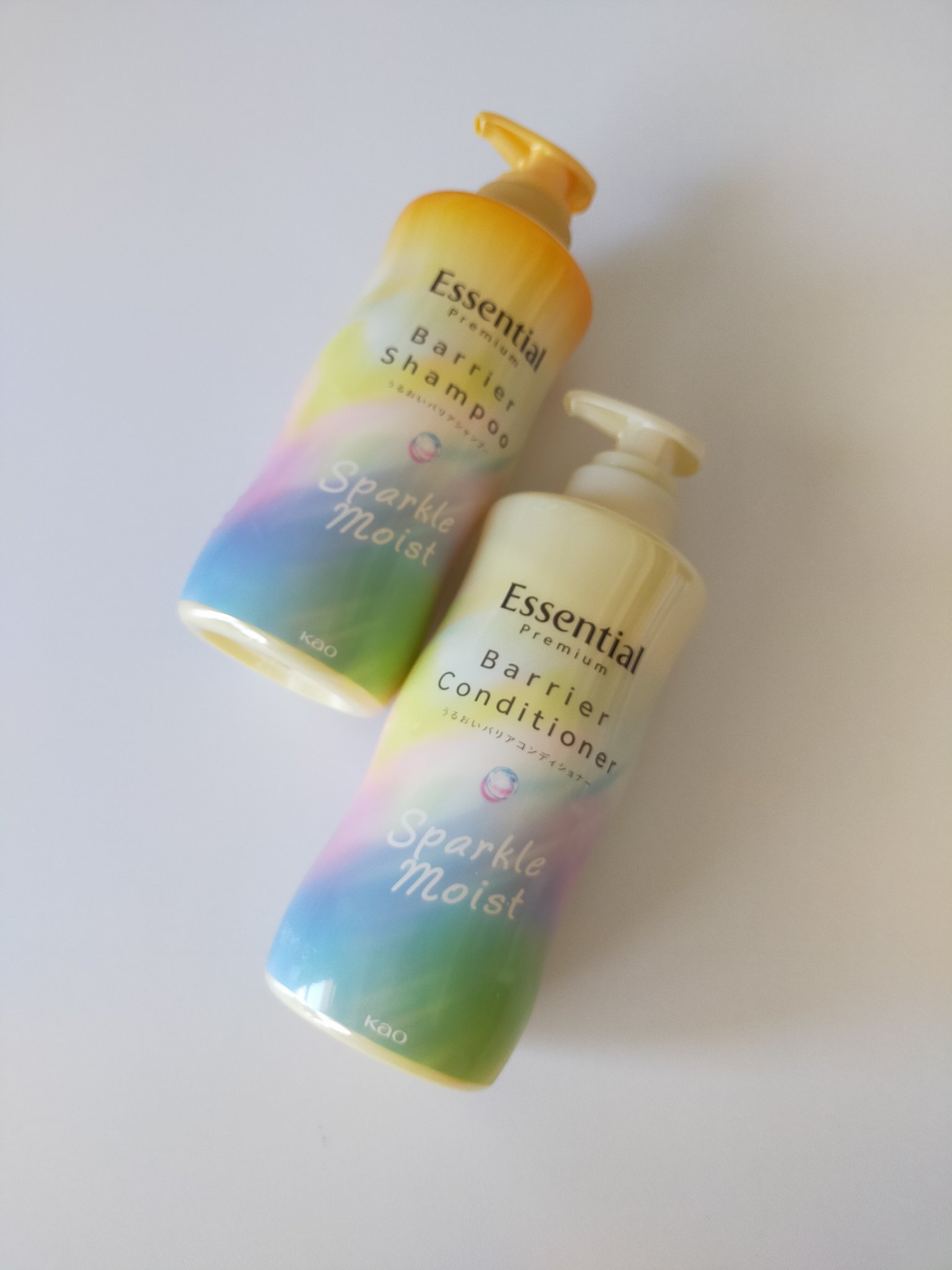 エッセンシャルプレミアム バリアシャンプー・コンディショナー スパークルモイスト/エッセンシャル/市販シャンプーを使ったクチコミ（1枚目）